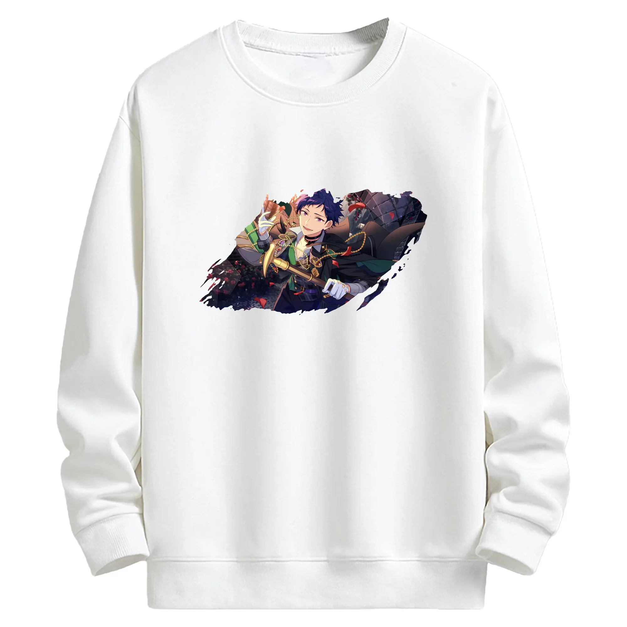 あんさん ぶる グッズ fine 伏見弓弦 - キッズ クルーネックスウェットシャツ ・ フロントプリント ・ 綿80％ ポリエステル20％ ・ 快適 通学 スポーツ 日常使い お散歩用