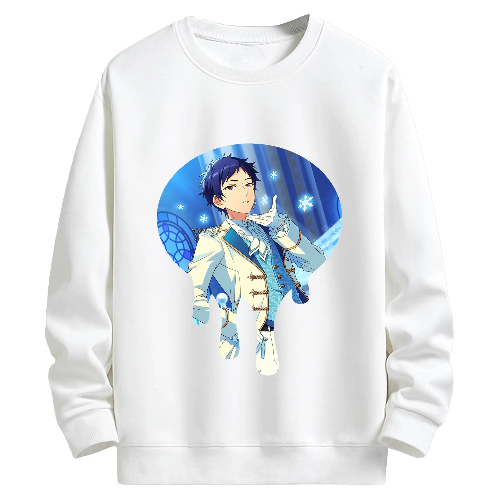 あんさん ぶる グッズ fine 伏見弓弦 - キッズ クルーネックスウェットシャツ ・ フロントプリント ・ 綿80％ ポリエステル20％ ・ 快適 通学 スポーツ 日常使い お散歩用