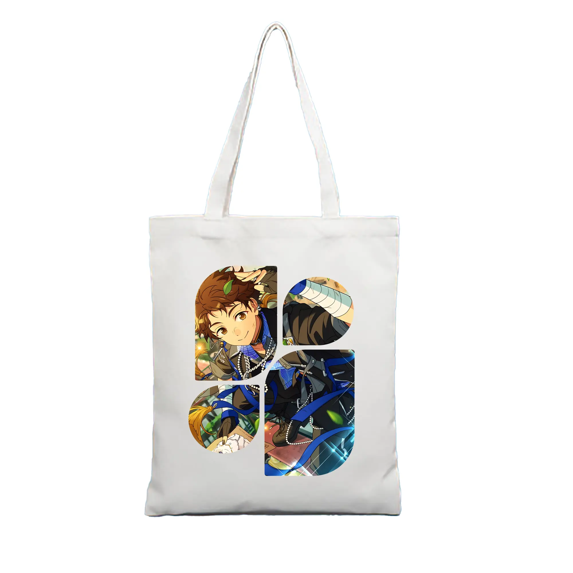 あんさん ぶる グッズ fine 伏見弓弦 - 縦型キャンバス手提げバッグ（トートバッグ） ・ キャンバス素材 ・ ショッピング用 ・ 軽量 丈夫 お手入れ簡単