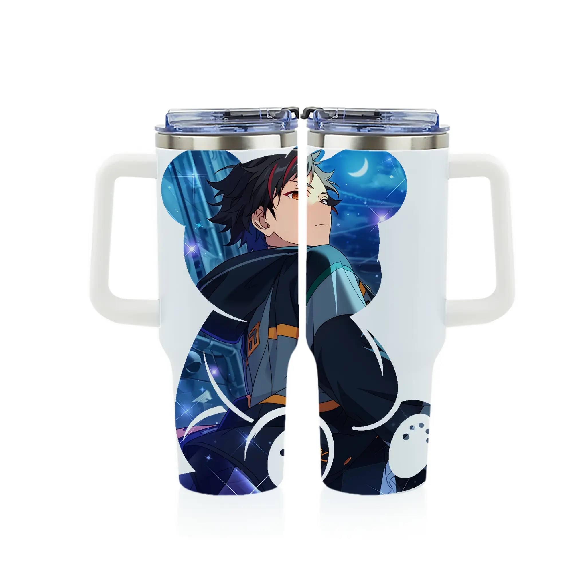 あんさん ぶる グッズ 流星隊 南雲鉄虎 - 1200mL フルプリント車用タンブラー ・ 304ステンレス 内側 ・ 201ステンレス 外側 ・ 保温 保冷 ・ 通勤 ドライブ アウトドア用