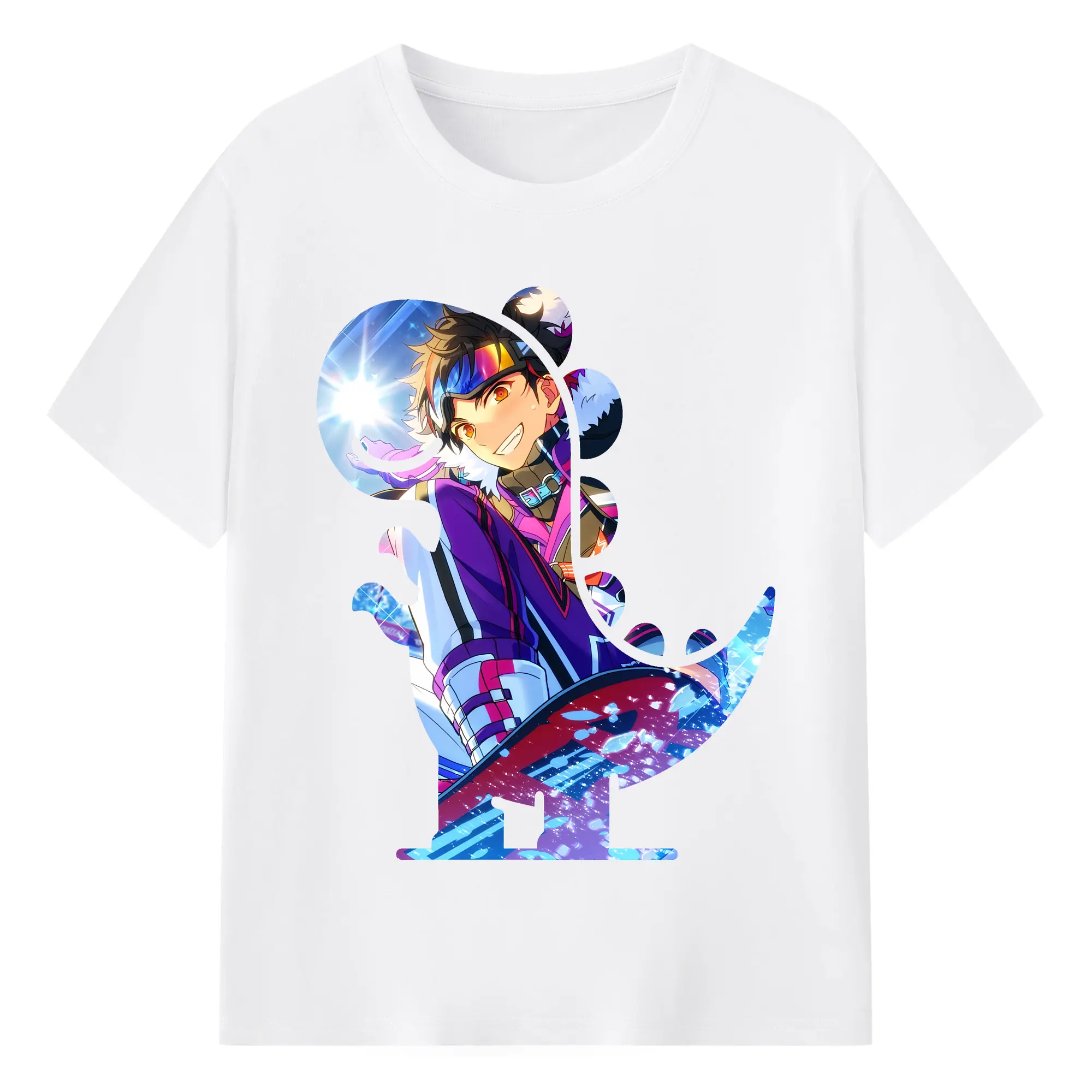 あんさん ぶる グッズ 流星隊 南雲鉄虎 - 綿100％ 半袖Tシャツ ・ フロントプリント ・ 快適 通気性 ・ 日常使い 散歩 スポーツ用