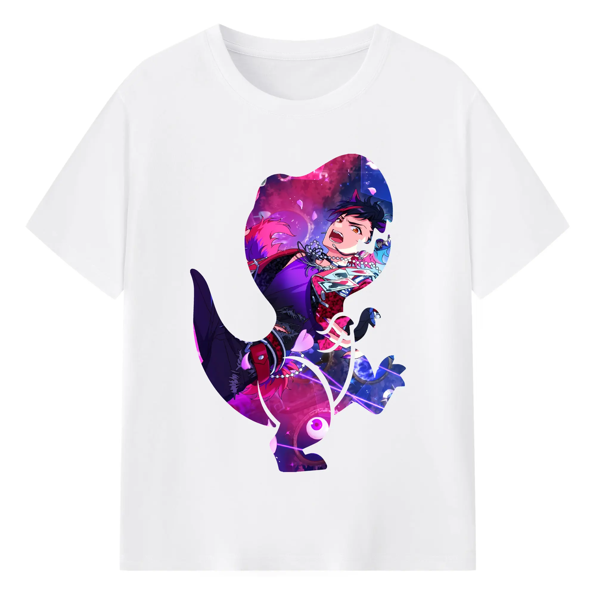 あんさん ぶる グッズ 流星隊 南雲鉄虎 - 綿100％ 半袖Tシャツ ・ フロントプリント ・ 快適 通気性 ・ 日常使い 散歩 スポーツ用