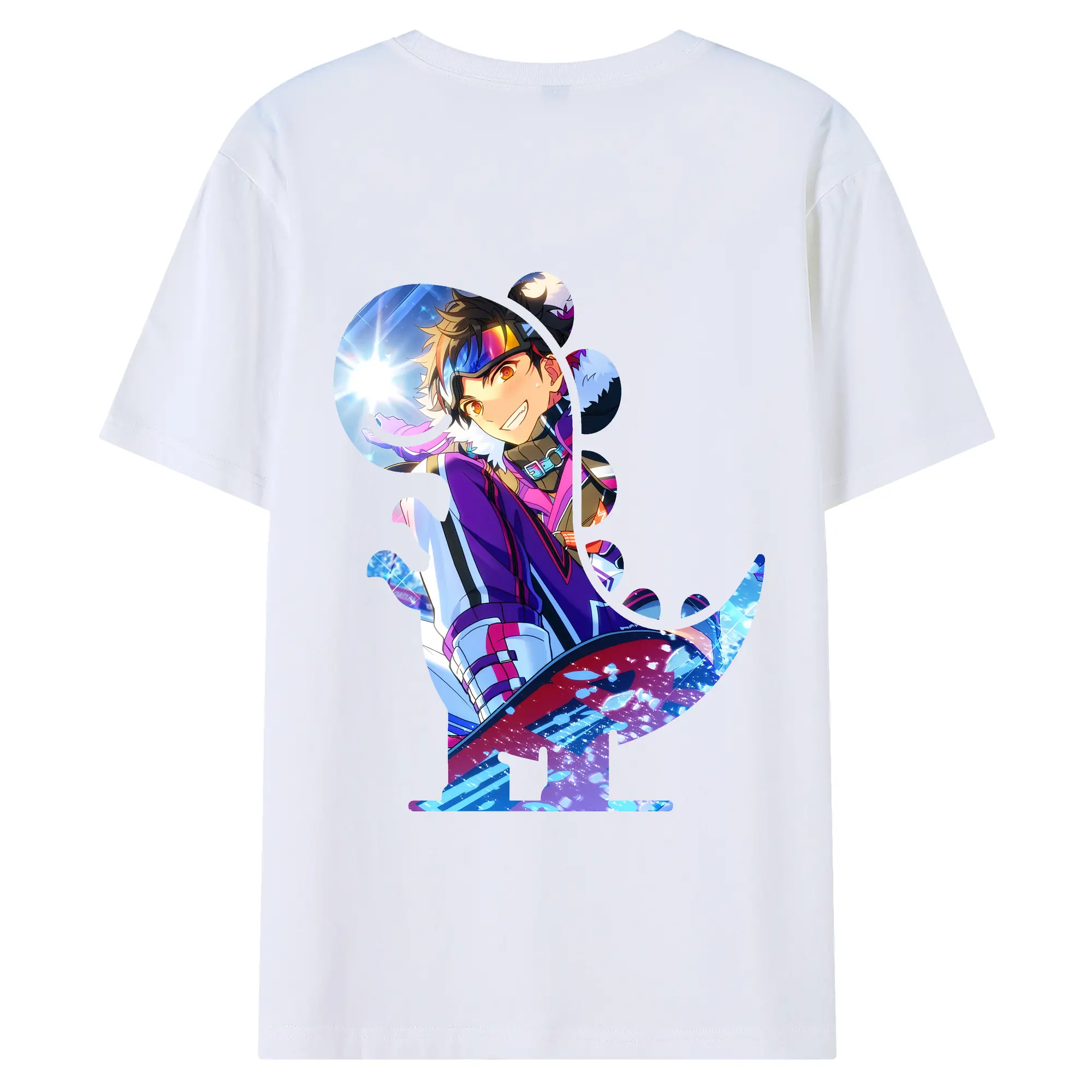 あんさん ぶる グッズ 流星隊 南雲鉄虎 - 綿100％ 半袖Tシャツ ・ バックプリント ・ 快適 通気性 ・ 日常使い 散歩 スポーツ用