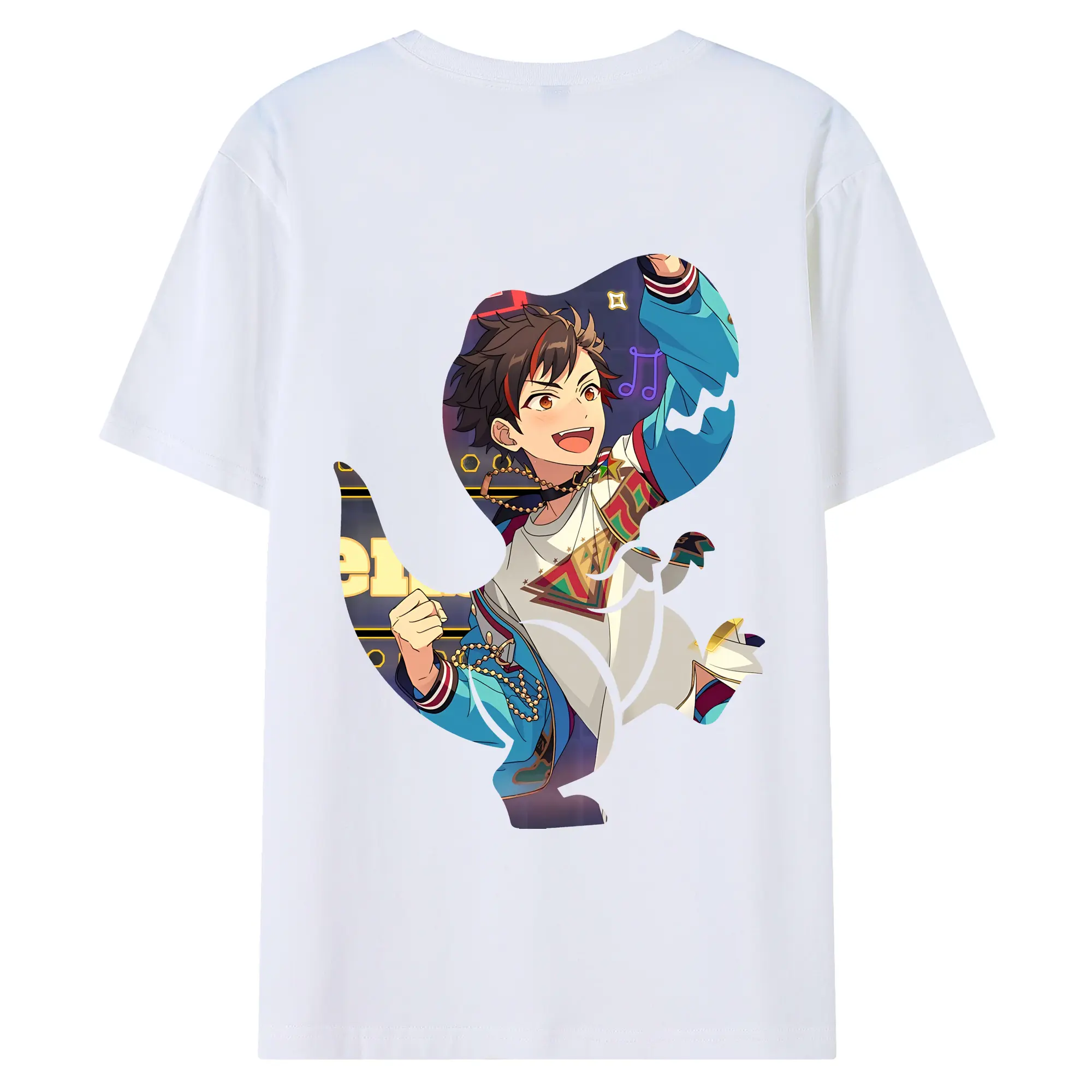あんさん ぶる グッズ 流星隊 南雲鉄虎 - 綿100％ 半袖Tシャツ ・ バックプリント ・ 快適 通気性 ・ 日常使い 散歩 スポーツ用