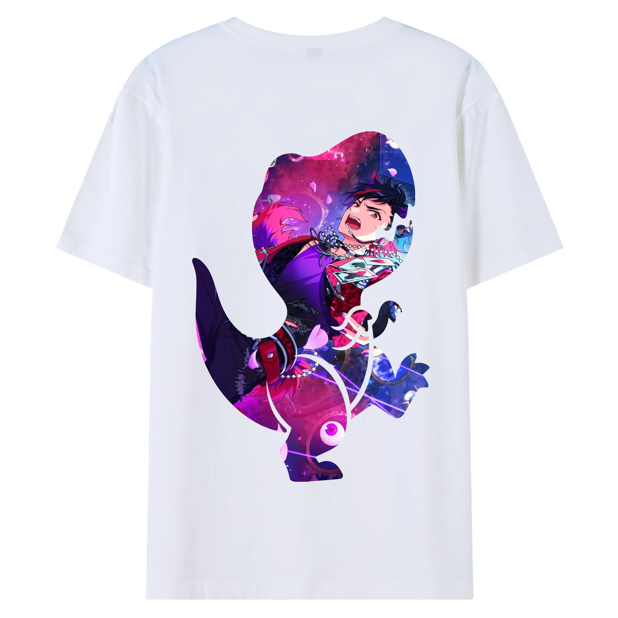 あんさん ぶる グッズ 流星隊 南雲鉄虎 - 綿100％ 半袖Tシャツ ・ バックプリント ・ 快適 通気性 ・ 日常使い 散歩 スポーツ用
