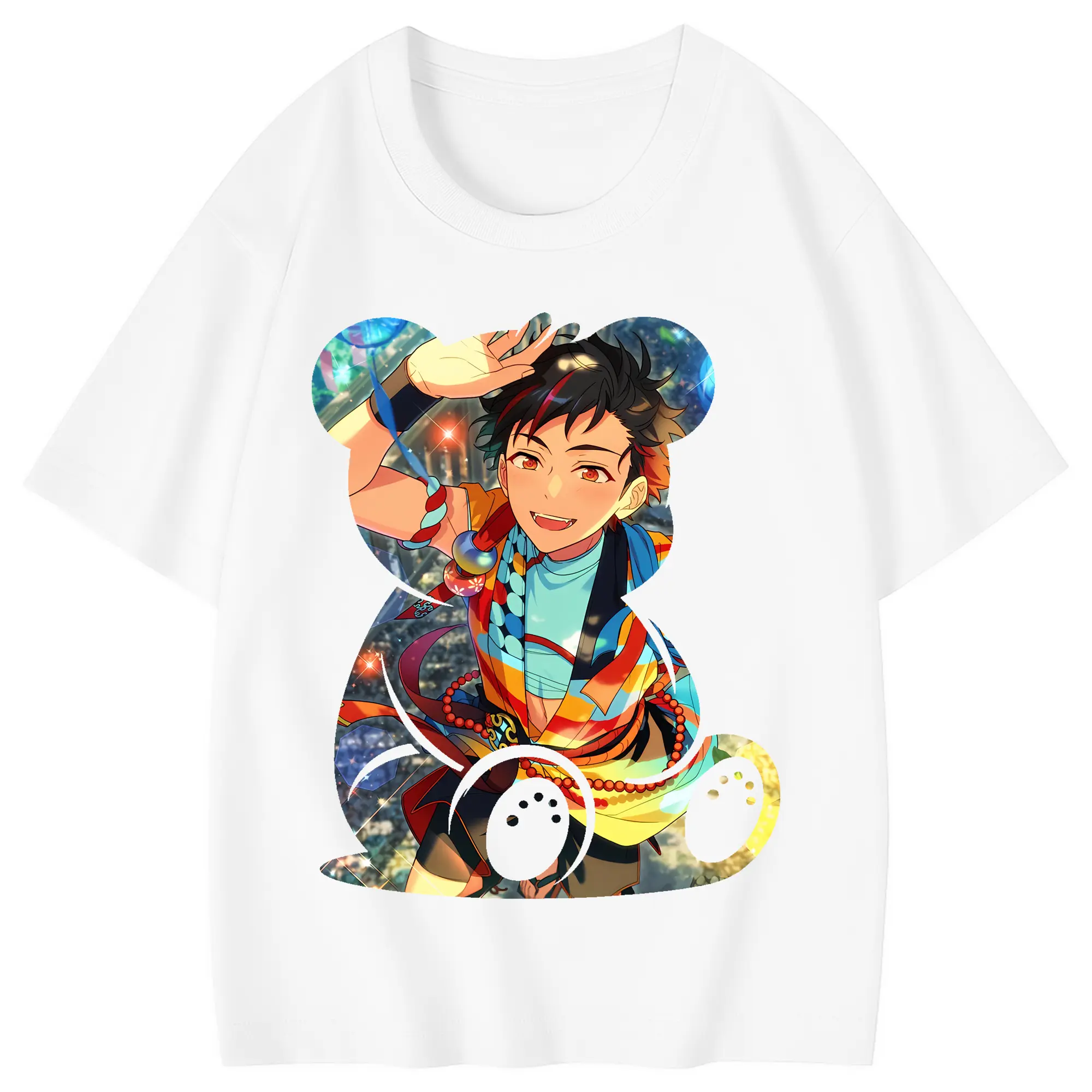 あんさん ぶる グッズ 流星隊 南雲鉄虎 - 綿100％ キッズTシャツ ・ フロントプリント ・ 快適 通気性 ・ スポーツ カジュアル 散歩用