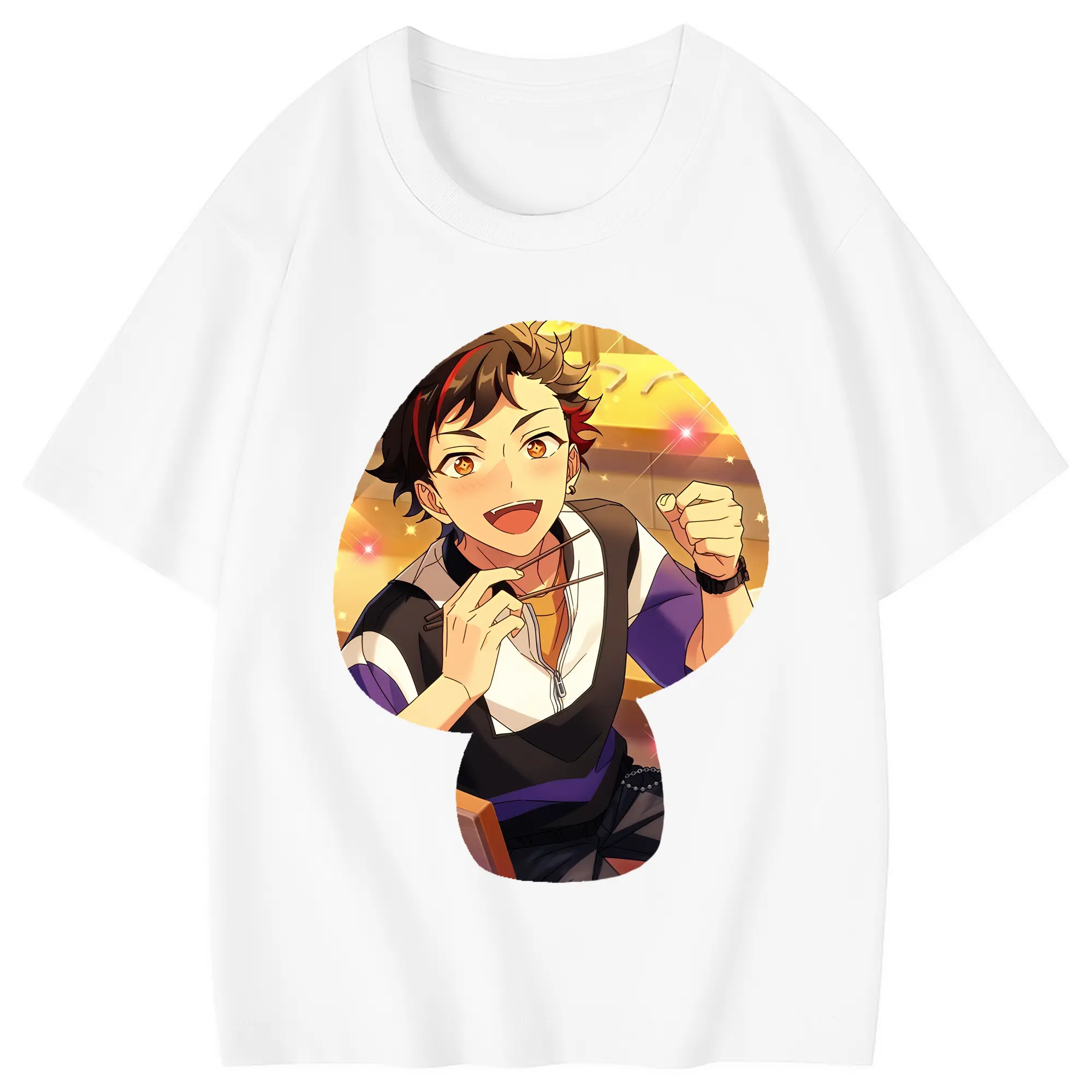 あんさん ぶる グッズ 流星隊 南雲鉄虎 - 綿100％ キッズTシャツ ・ フロントプリント ・ 快適 通気性 ・ スポーツ カジュアル 散歩用