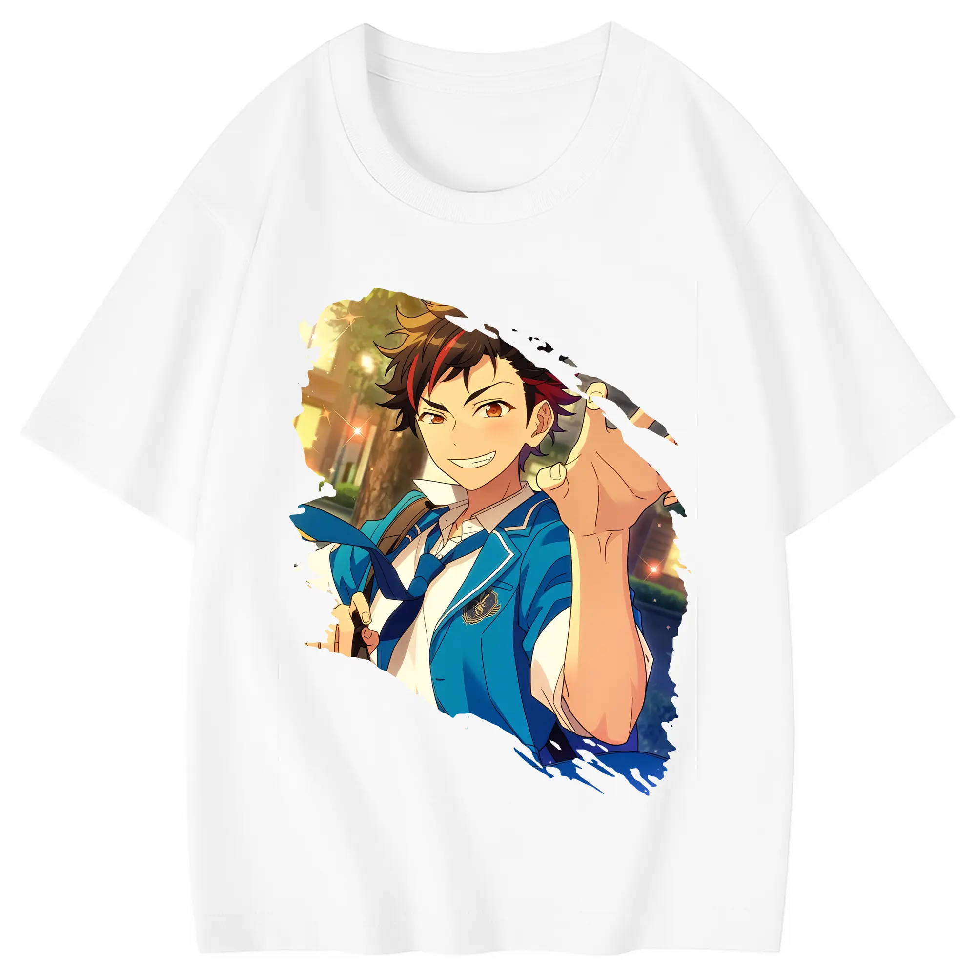 あんさん ぶる グッズ 流星隊 南雲鉄虎 - 綿100％ キッズTシャツ ・ フロントプリント ・ 快適 通気性 ・ スポーツ カジュアル 散歩用