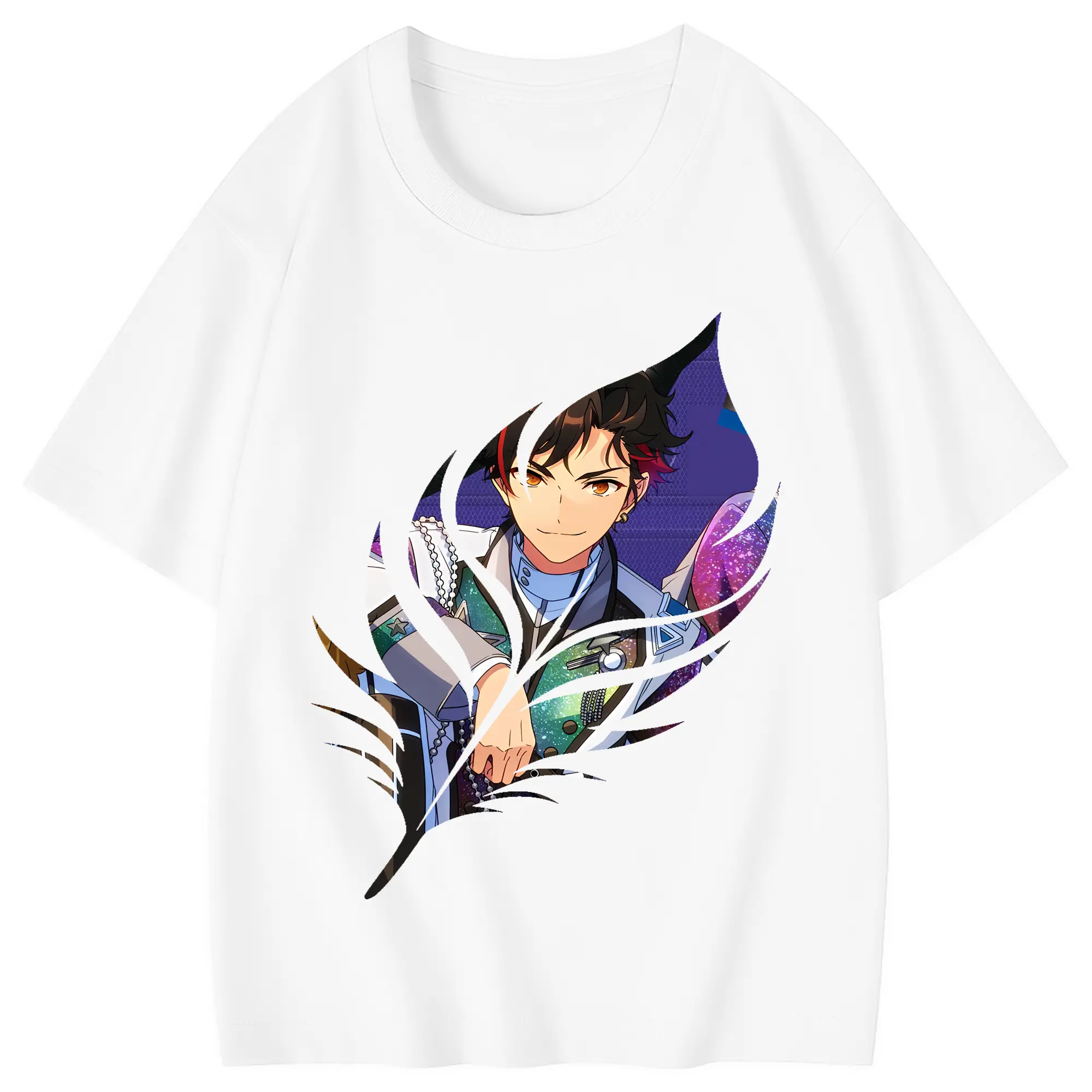 あんさん ぶる グッズ 流星隊 南雲鉄虎 - 綿100％ キッズTシャツ ・ フロントプリント ・ 快適 通気性 ・ スポーツ カジュアル 散歩用