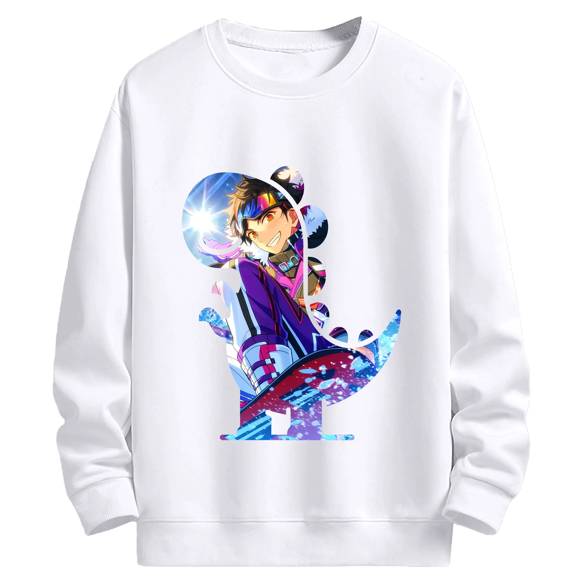 あんさん ぶる グッズ 流星隊 南雲鉄虎 - 高品質 クルーネック スウェット ・ コットン59％ ポリエステル41％ ・ ユニセックス 長袖 トレーナー ・ カジュアル デイリー スポーツ 散歩用