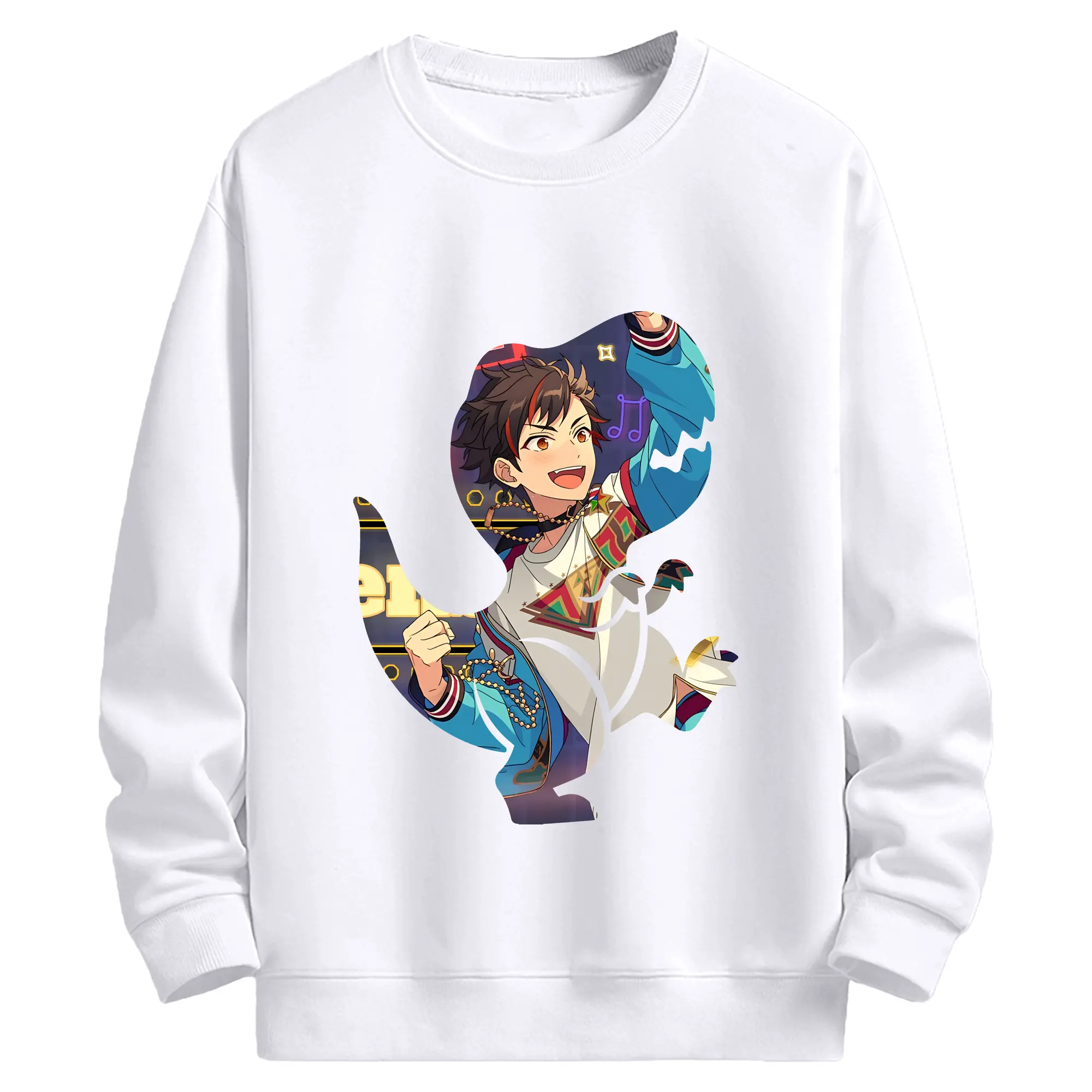 あんさん ぶる グッズ 流星隊 南雲鉄虎 - 高品質 クルーネック スウェット ・ コットン59％ ポリエステル41％ ・ ユニセックス 長袖 トレーナー ・ カジュアル デイリー スポーツ 散歩用