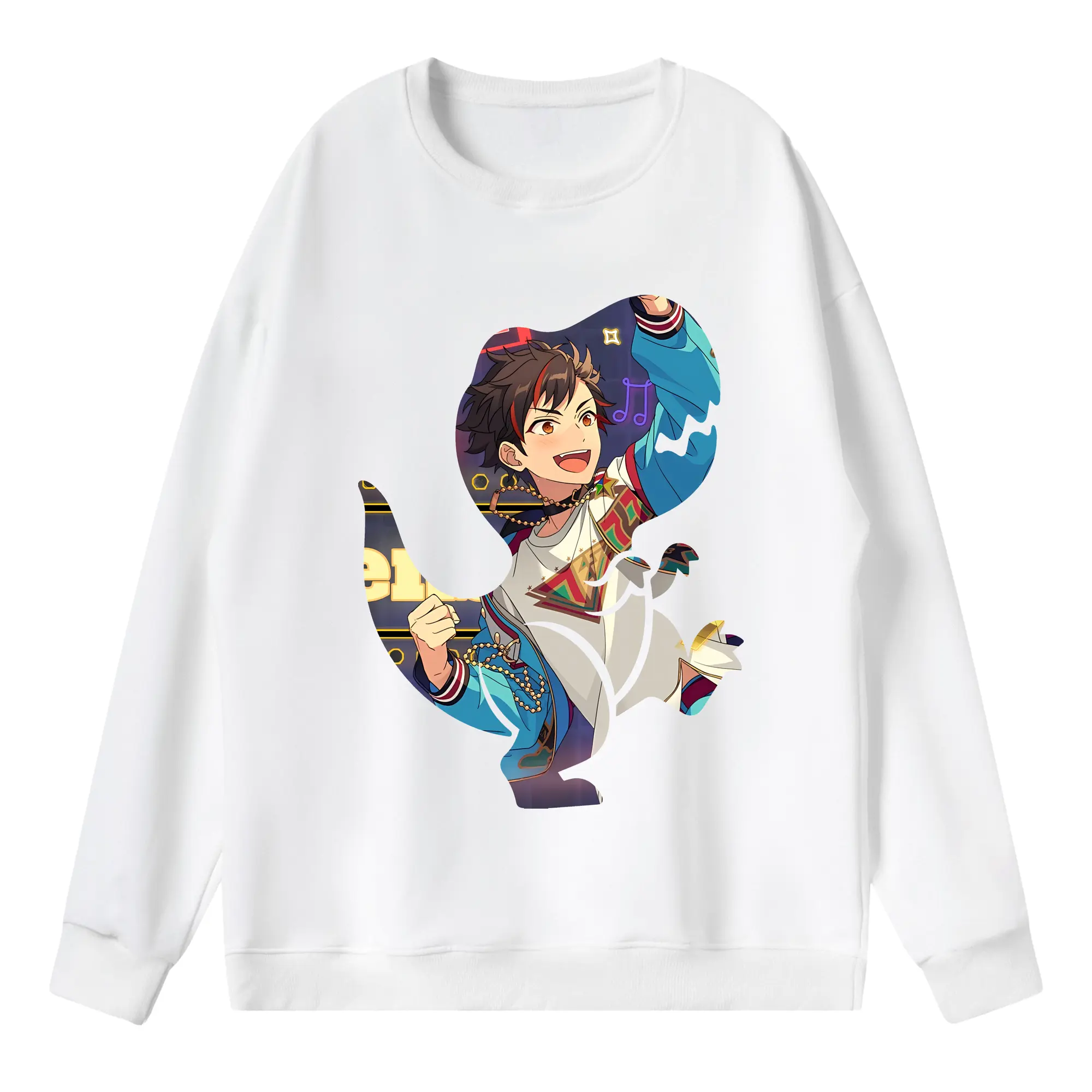 あんさん ぶる グッズ 流星隊 南雲鉄虎 - 薄手 クルーネック スウェット 裏毛260g · ポリエステル 春秋向け カジュアル 男女兼用 · トレーナー デイリー スポーツ 散歩に最適