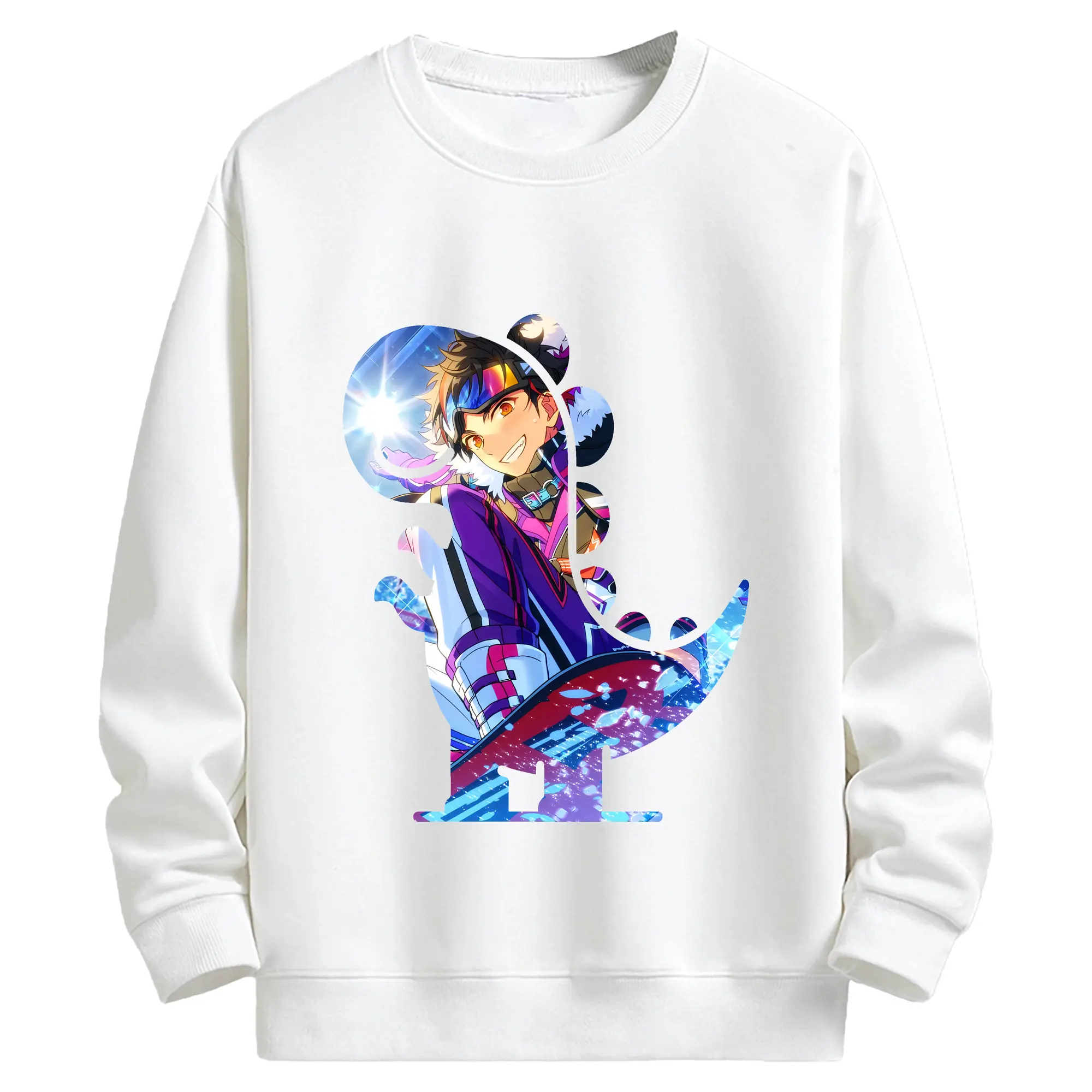 あんさん ぶる グッズ 流星隊 南雲鉄虎 - キッズ クルーネックスウェットシャツ ・ フロントプリント ・ 綿80％ ポリエステル20％ ・ 快適 通学 スポーツ 日常使い お散歩用