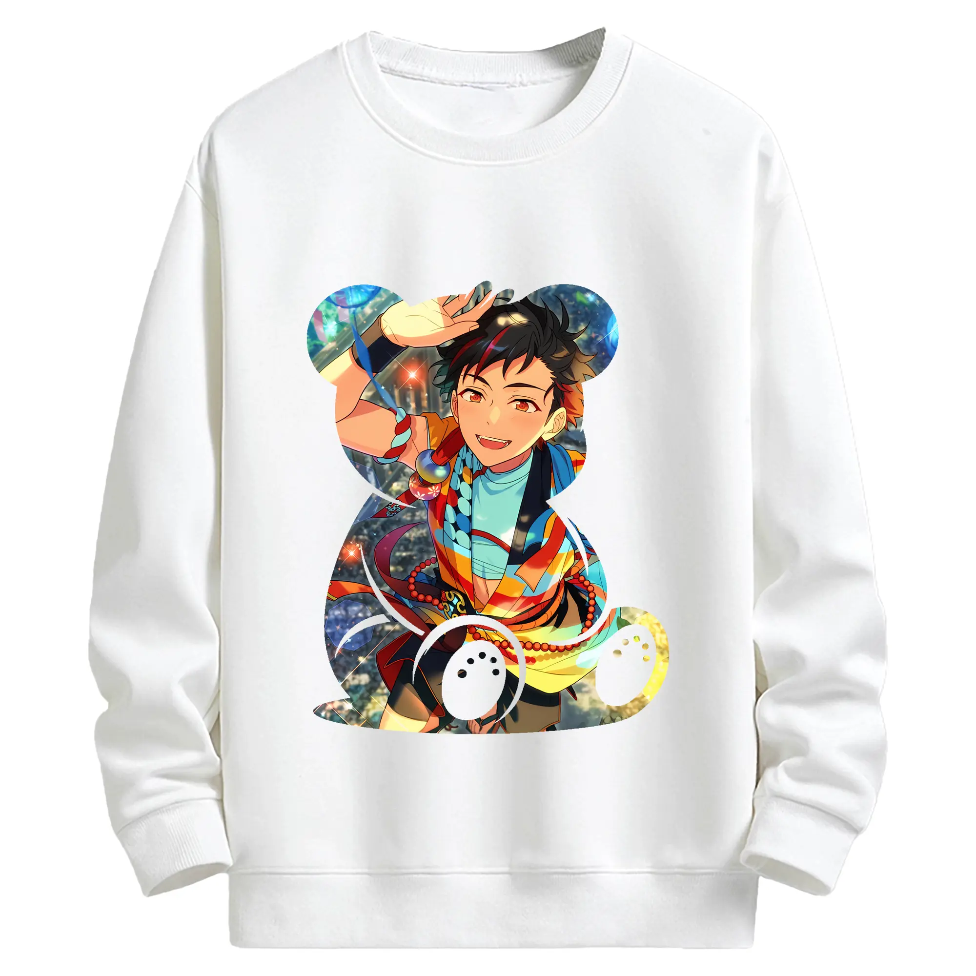 あんさん ぶる グッズ 流星隊 南雲鉄虎 - キッズ クルーネックスウェットシャツ ・ フロントプリント ・ 綿80％ ポリエステル20％ ・ 快適 通学 スポーツ 日常使い お散歩用