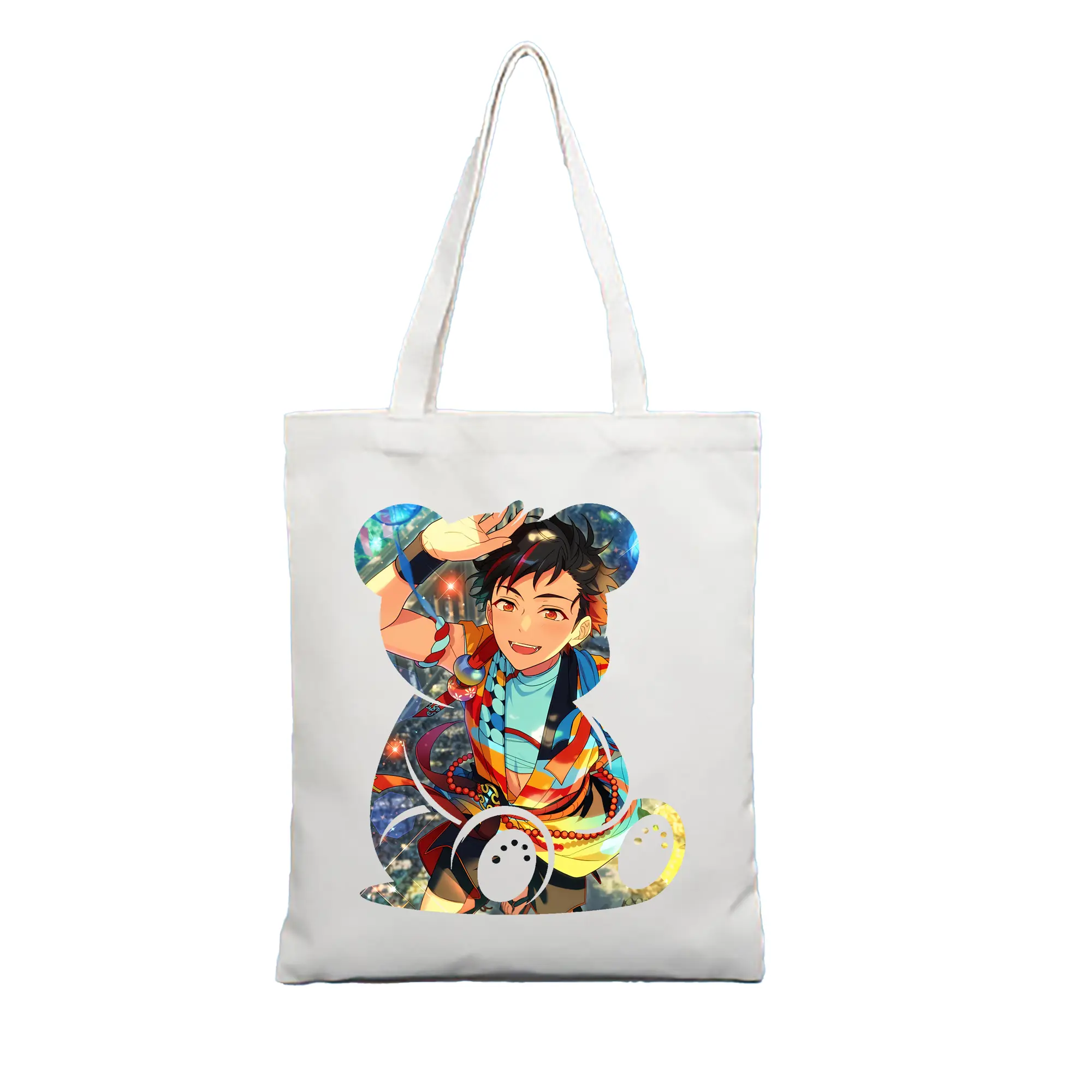 あんさん ぶる グッズ 流星隊 南雲鉄虎 - 縦型キャンバス手提げバッグ（トートバッグ） ・ キャンバス素材 ・ ショッピング用 ・ 軽量 丈夫 お手入れ簡単