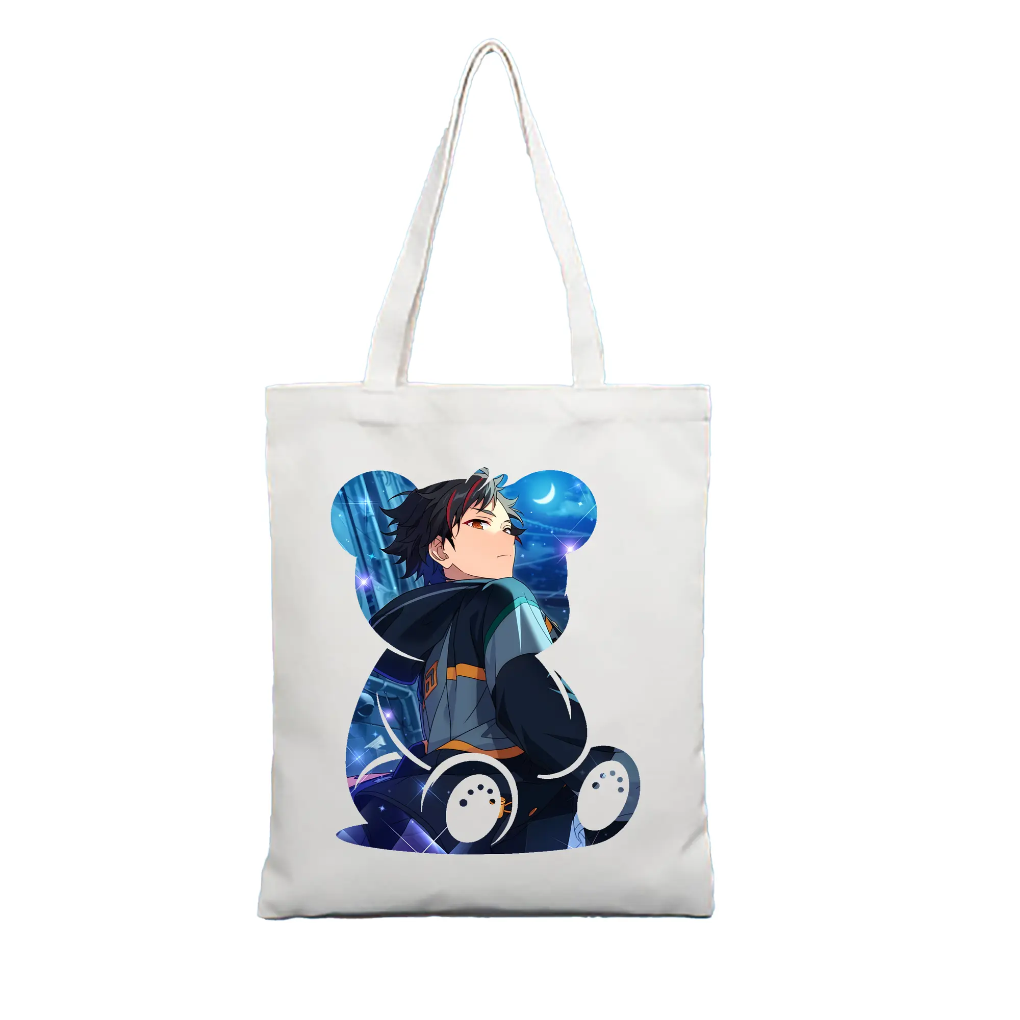 あんさん ぶる グッズ 流星隊 南雲鉄虎 - 縦型キャンバス手提げバッグ（トートバッグ） ・ キャンバス素材 ・ ショッピング用 ・ 軽量 丈夫 お手入れ簡単