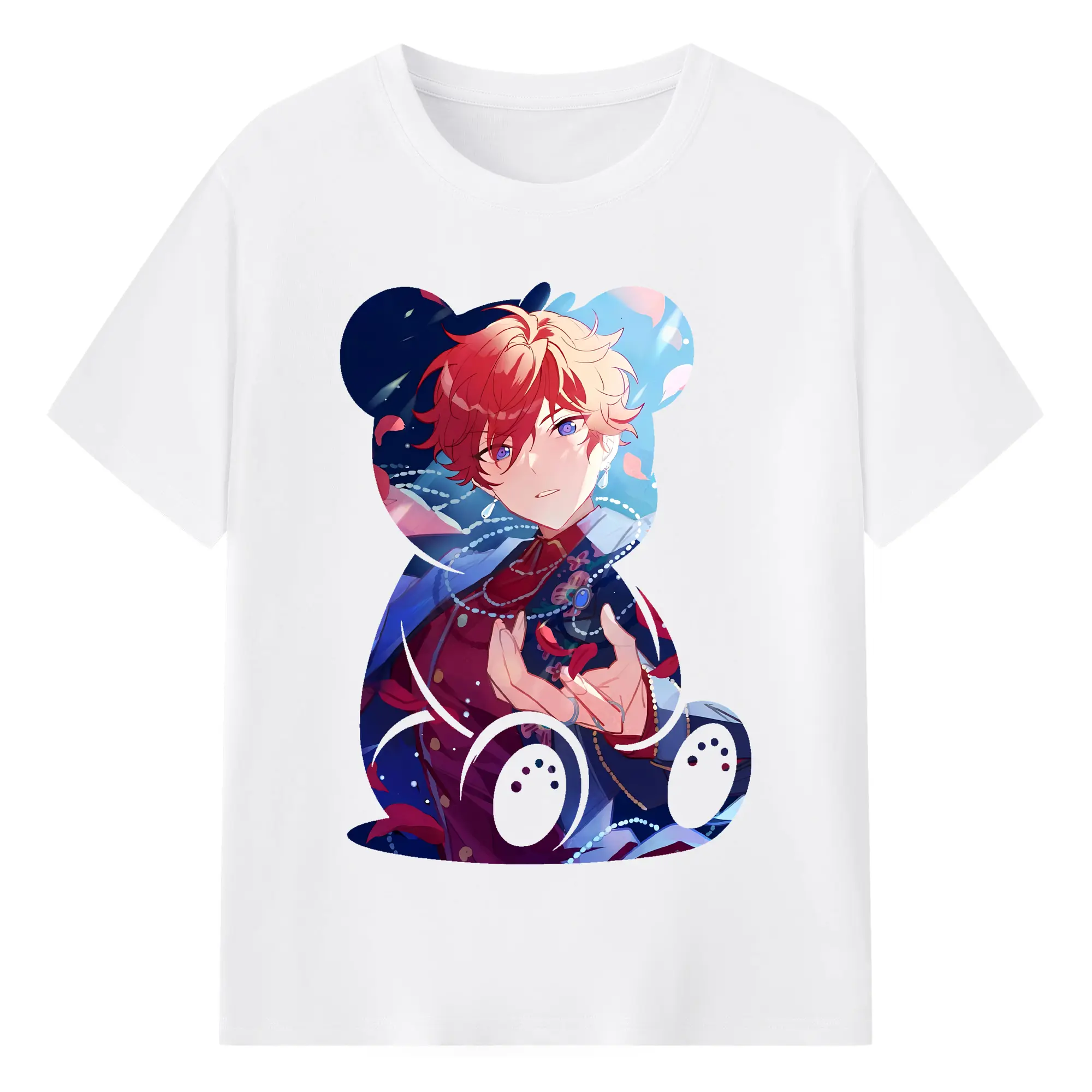 あんさん ぶる グッズ ALKALOID 天城一彩 - 綿100％ 半袖Tシャツ ・ フロントプリント ・ 快適 通気性 ・ 日常使い 散歩 スポーツ用