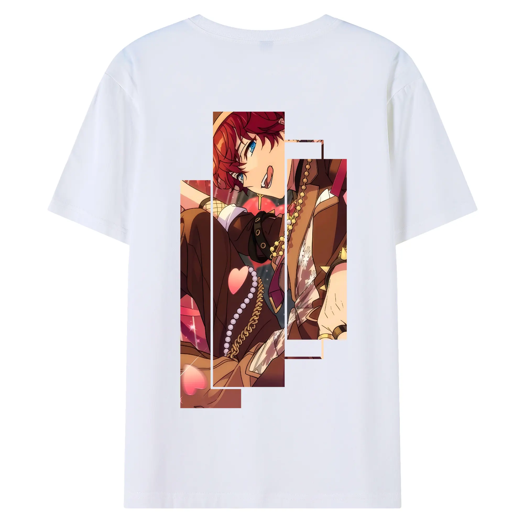 あんさん ぶる グッズ ALKALOID 天城一彩 - 綿100％ 半袖Tシャツ ・ バックプリント ・ 快適 通気性 ・ 日常使い 散歩 スポーツ用