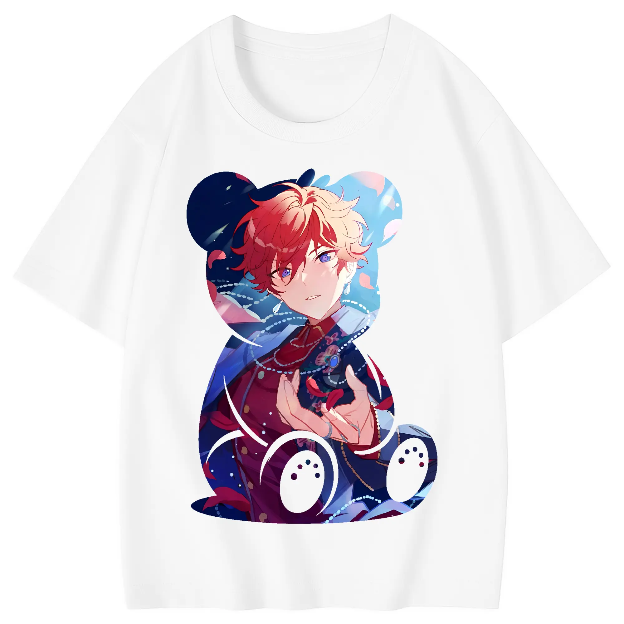 あんさん ぶる グッズ ALKALOID 天城一彩 - 綿100％ キッズTシャツ ・ フロントプリント ・ 快適 通気性 ・ スポーツ カジュアル 散歩用