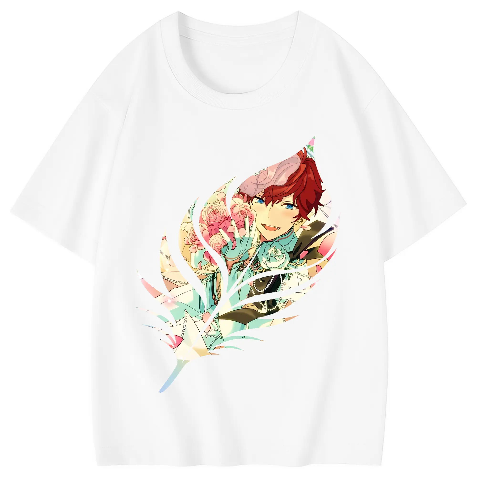 あんさん ぶる グッズ ALKALOID 天城一彩 - 綿100％ キッズTシャツ ・ フロントプリント ・ 快適 通気性 ・ スポーツ カジュアル 散歩用