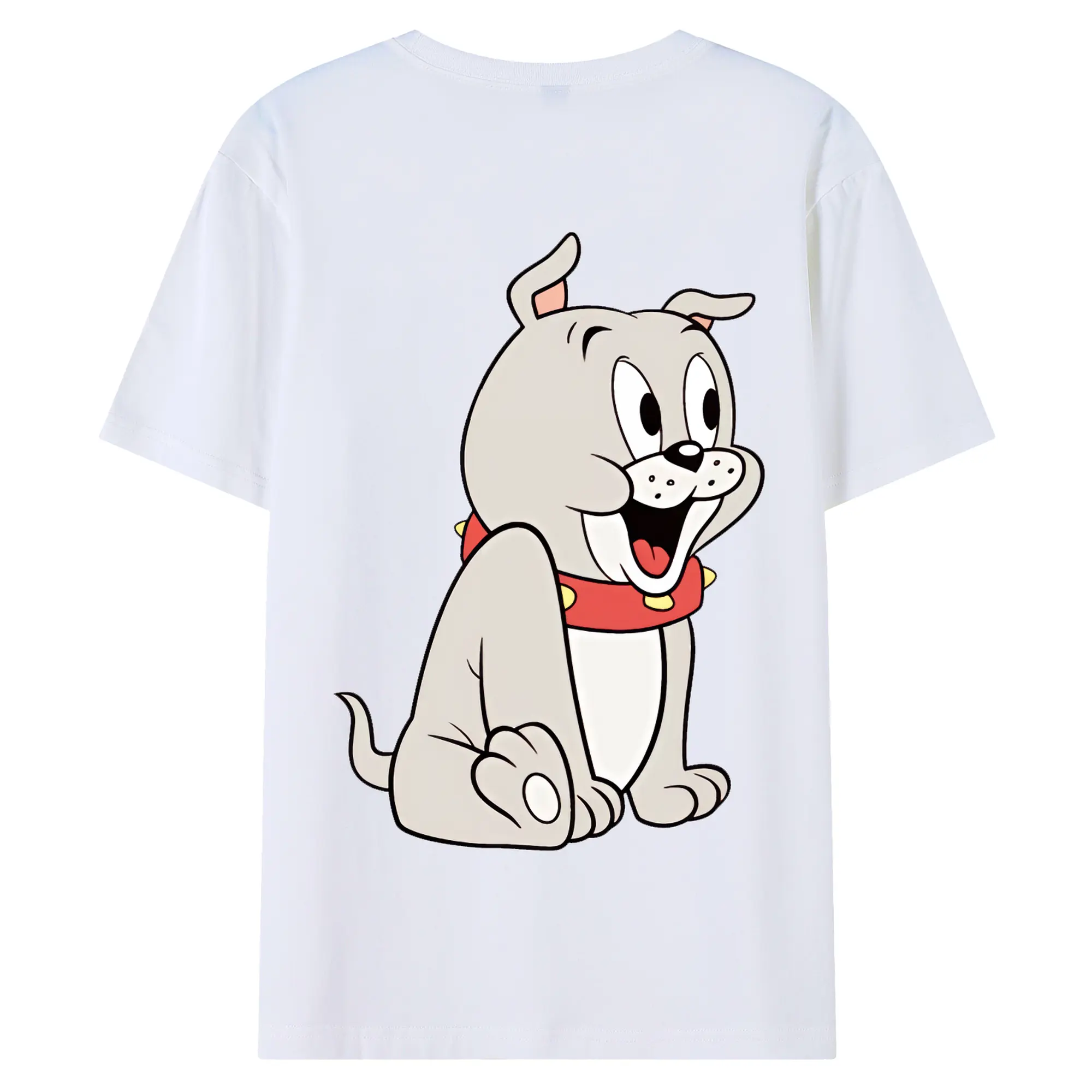 トムとジェリー グッズ タイク - 綿100％ 半袖Tシャツ ・ バックプリント ・ 快適 通気性 ・ 日常使い 散歩 スポーツ用