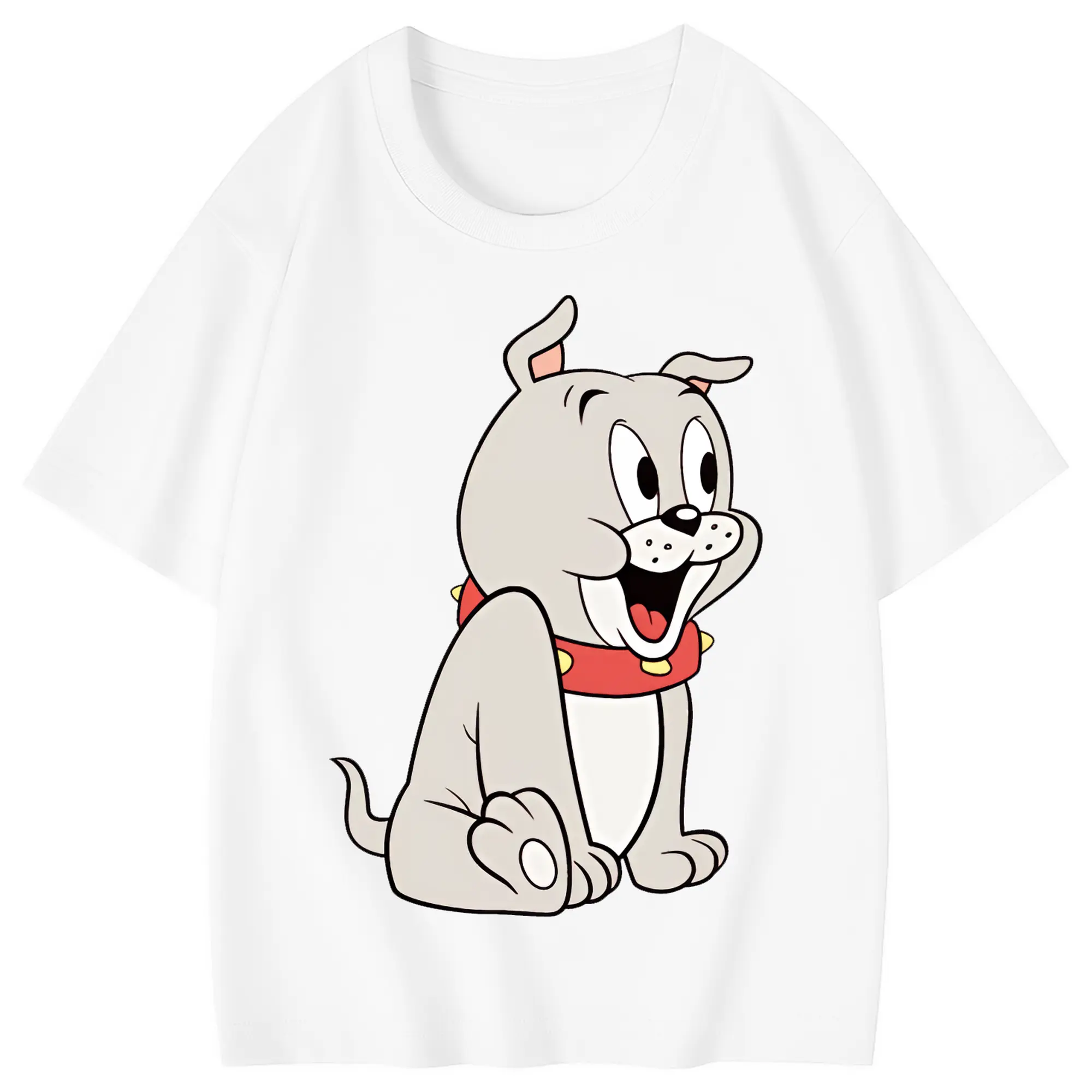 トムとジェリー グッズ タイク - 綿100％ キッズTシャツ ・ フロントプリント ・ 快適 通気性 ・ スポーツ カジュアル 散歩用