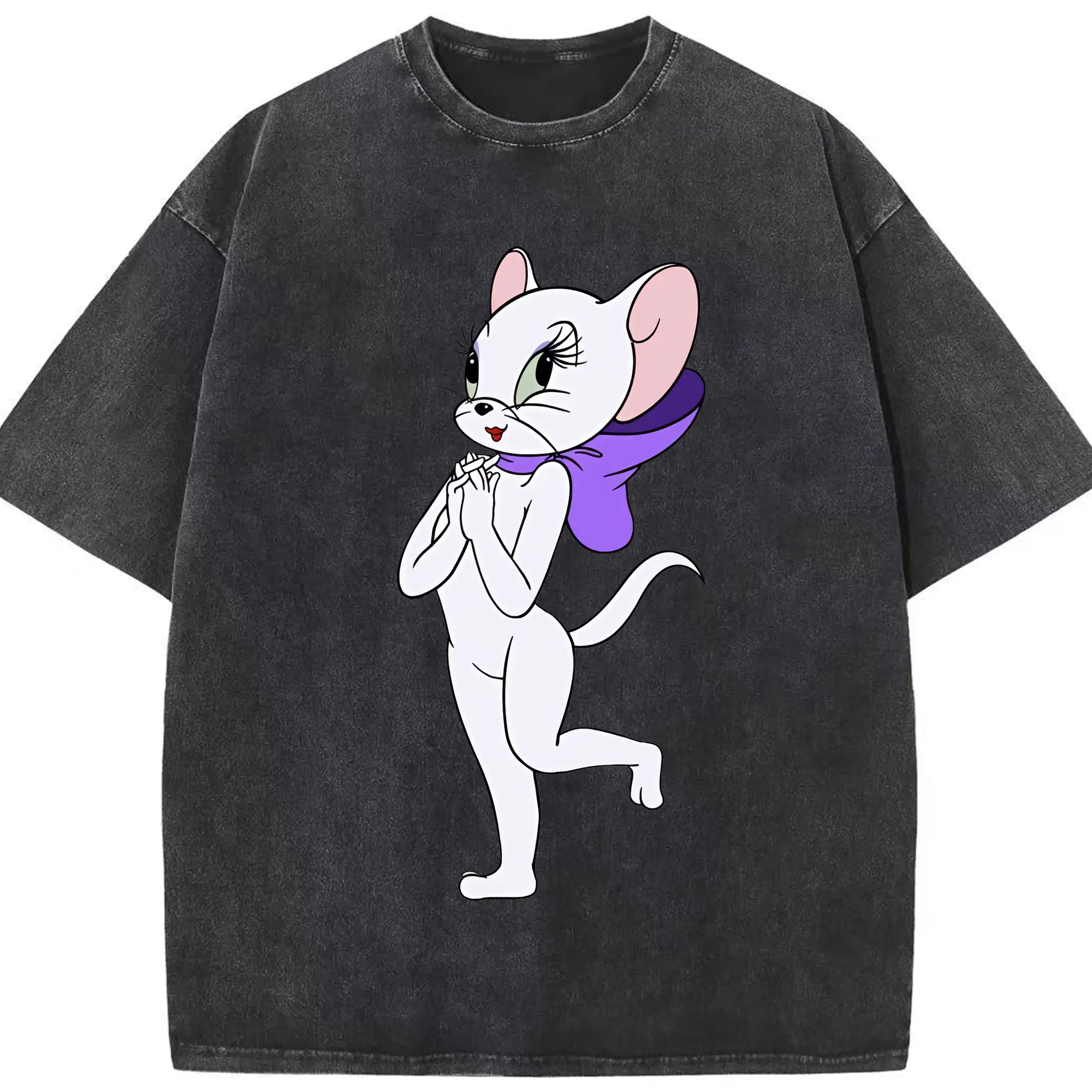 トムとジェリー グッズ トゥードルズ・ガロア - 綿100％ ヴィンテージ風 半袖Tシャツ ・ フロントプリント ・ 柔らか肌触り ・ 通気性 快適 ・ スポーツ カジュアル 外出用