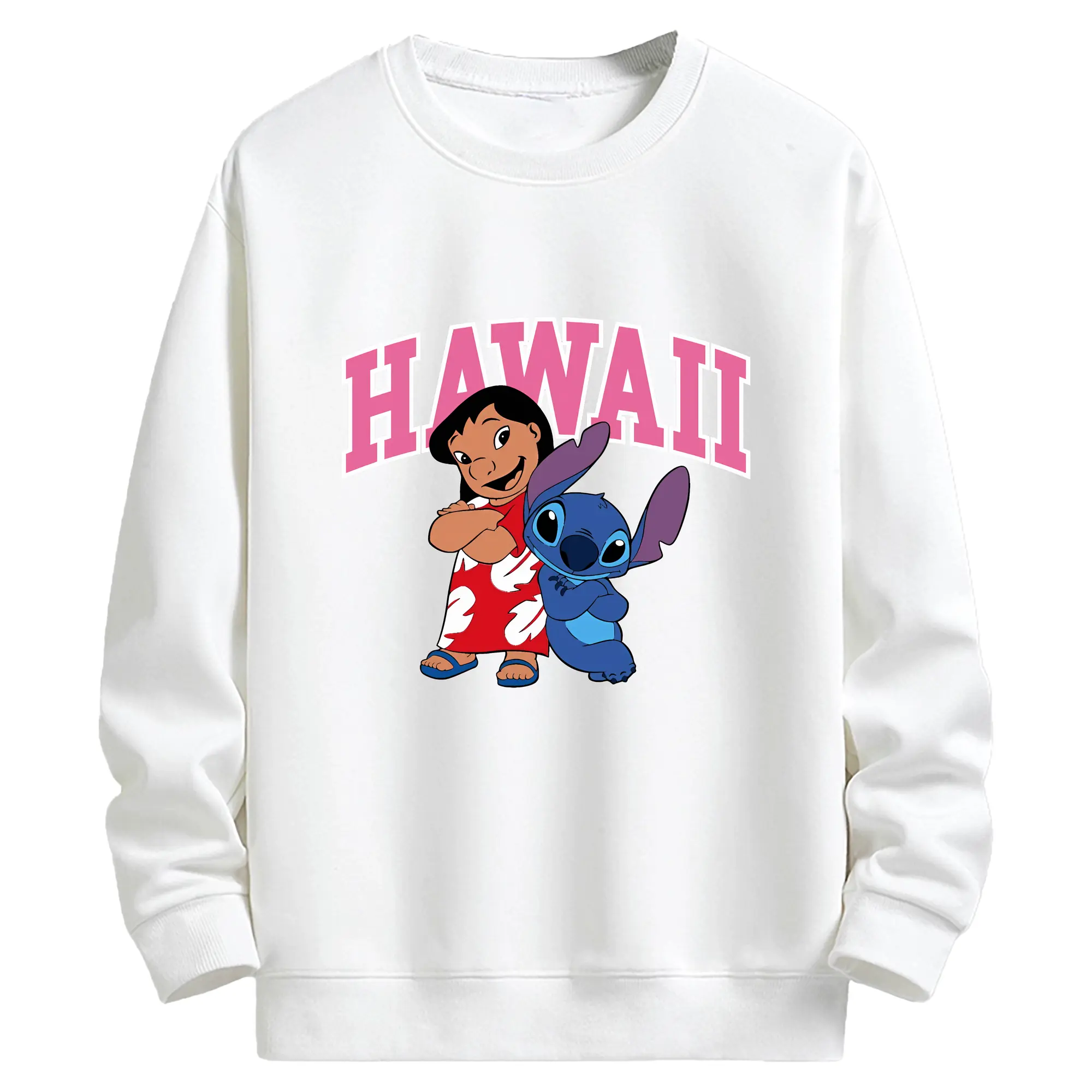 リロ＆スティッチ グッズ スティッチ - キッズ クルーネックスウェットシャツ ・ フロントプリント ・ 綿80％ ポリエステル20％ ・ 快適 通学 スポーツ 日常使い お散歩用