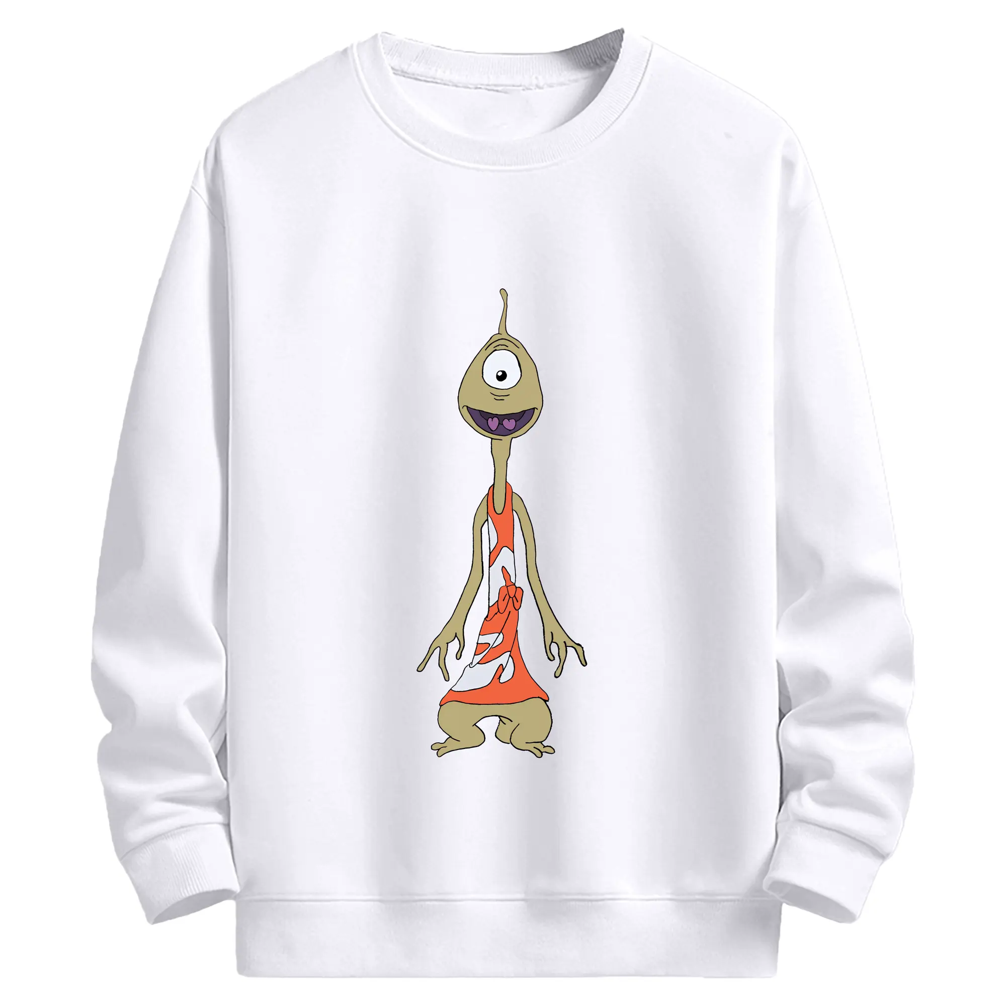 リロ＆スティッチ グッズ プリークリー - 高品質 クルーネック スウェット ・ コットン59％ ポリエステル41％ ・ ユニセックス 長袖 トレーナー ・ カジュアル デイリー スポーツ 散歩用