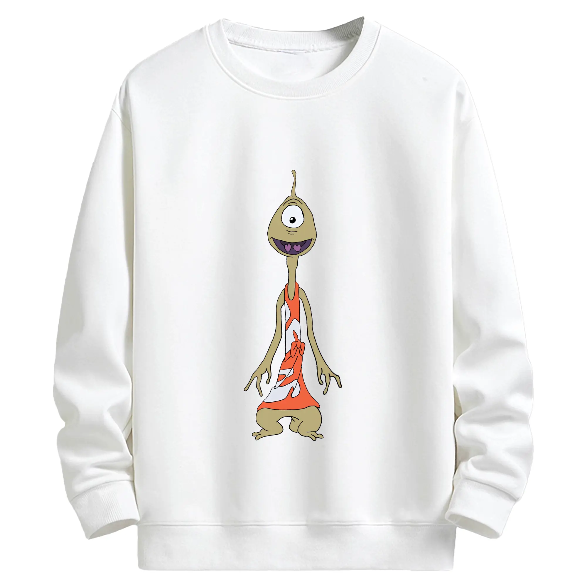 リロ＆スティッチ グッズ プリークリー - キッズ クルーネックスウェットシャツ ・ フロントプリント ・ 綿80％ ポリエステル20％ ・ 快適 通学 スポーツ 日常使い お散歩用