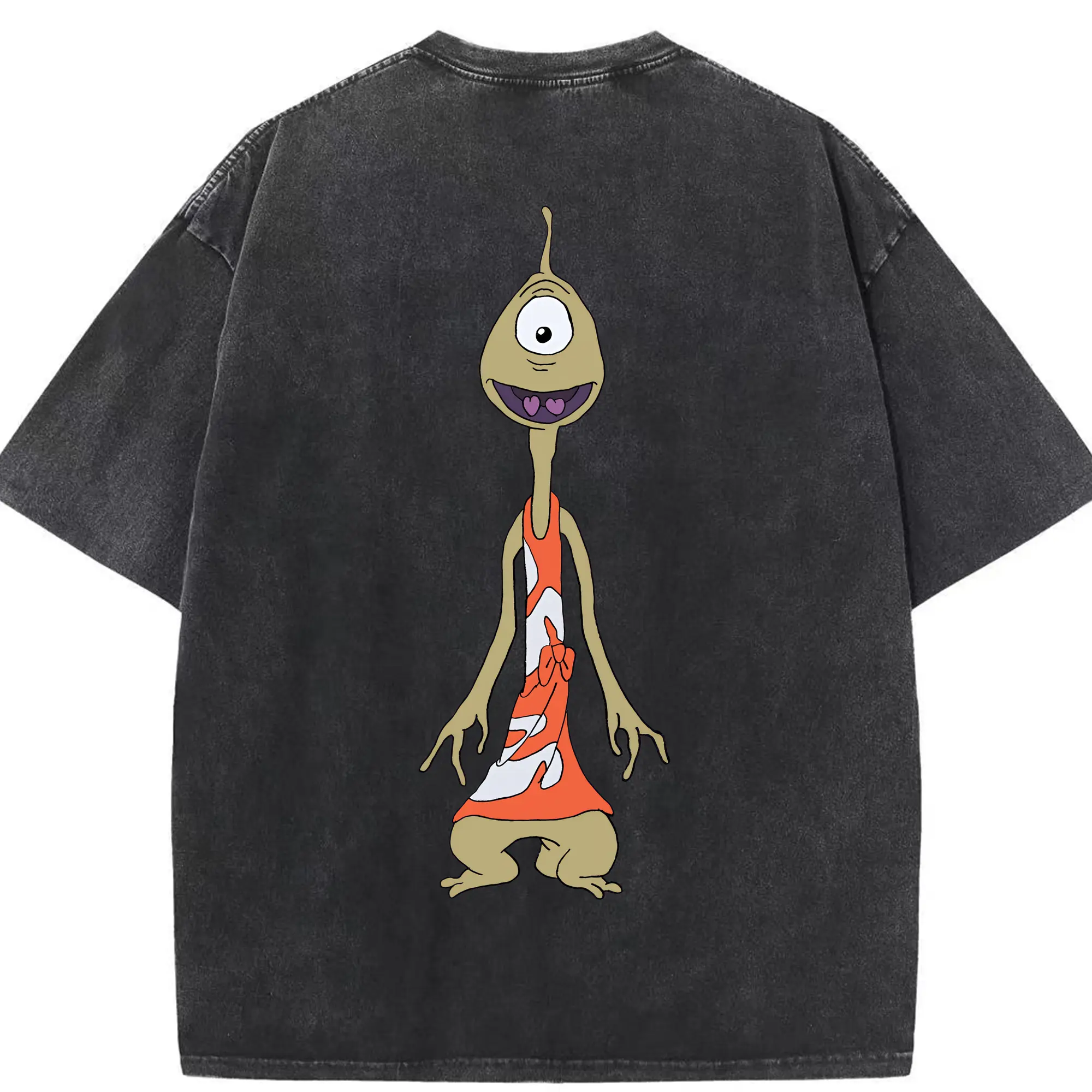 リロ＆スティッチ グッズ プリークリー - 綿100％ ヴィンテージ風 半袖Tシャツ ・ 背面プリント ・ 柔らか肌触り ・ 通気性 快適 ・ スポーツ カジュアル 外出用