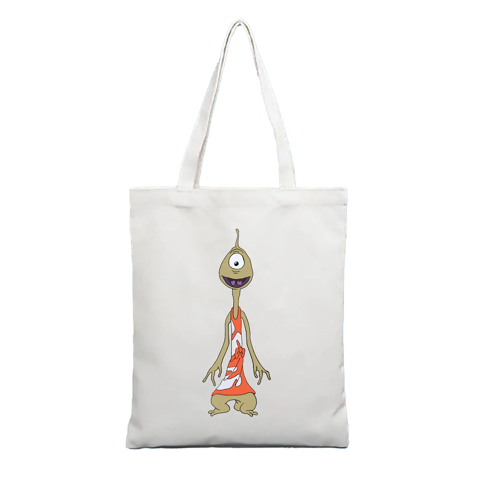 リロ＆スティッチ グッズ プリークリー - 縦型キャンバス手提げバッグ（トートバッグ） ・ キャンバス素材 ・ ショッピング用 ・ 軽量 丈夫 お手入れ簡単