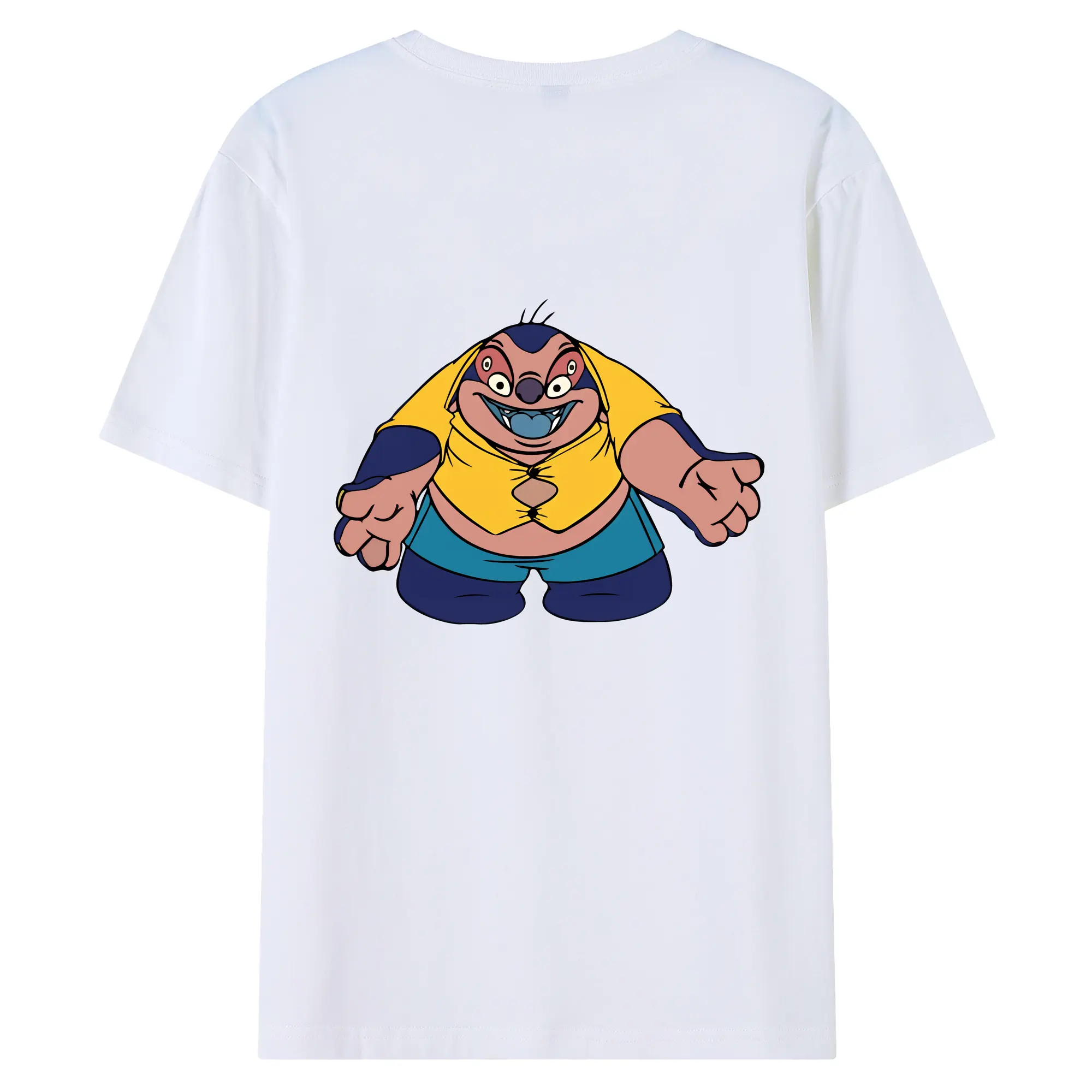 リロ＆スティッチ グッズ ジャンバ博士 - 綿100％ 半袖Tシャツ ・ バックプリント ・ 快適 通気性 ・ 日常使い 散歩 スポーツ用