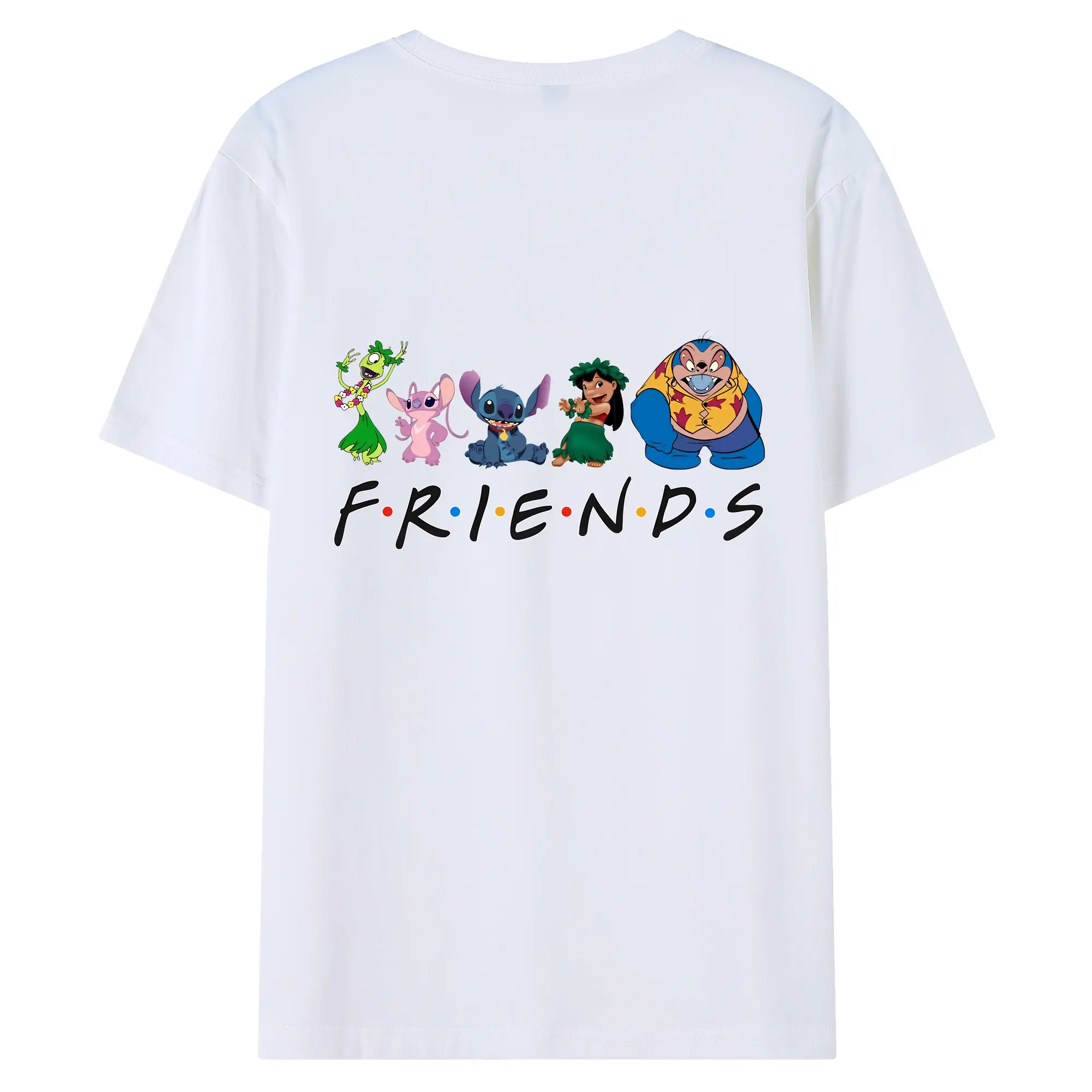 リロ＆スティッチ グッズ ジャンバ博士 - 綿100％ 半袖Tシャツ ・ バックプリント ・ 快適 通気性 ・ 日常使い 散歩 スポーツ用