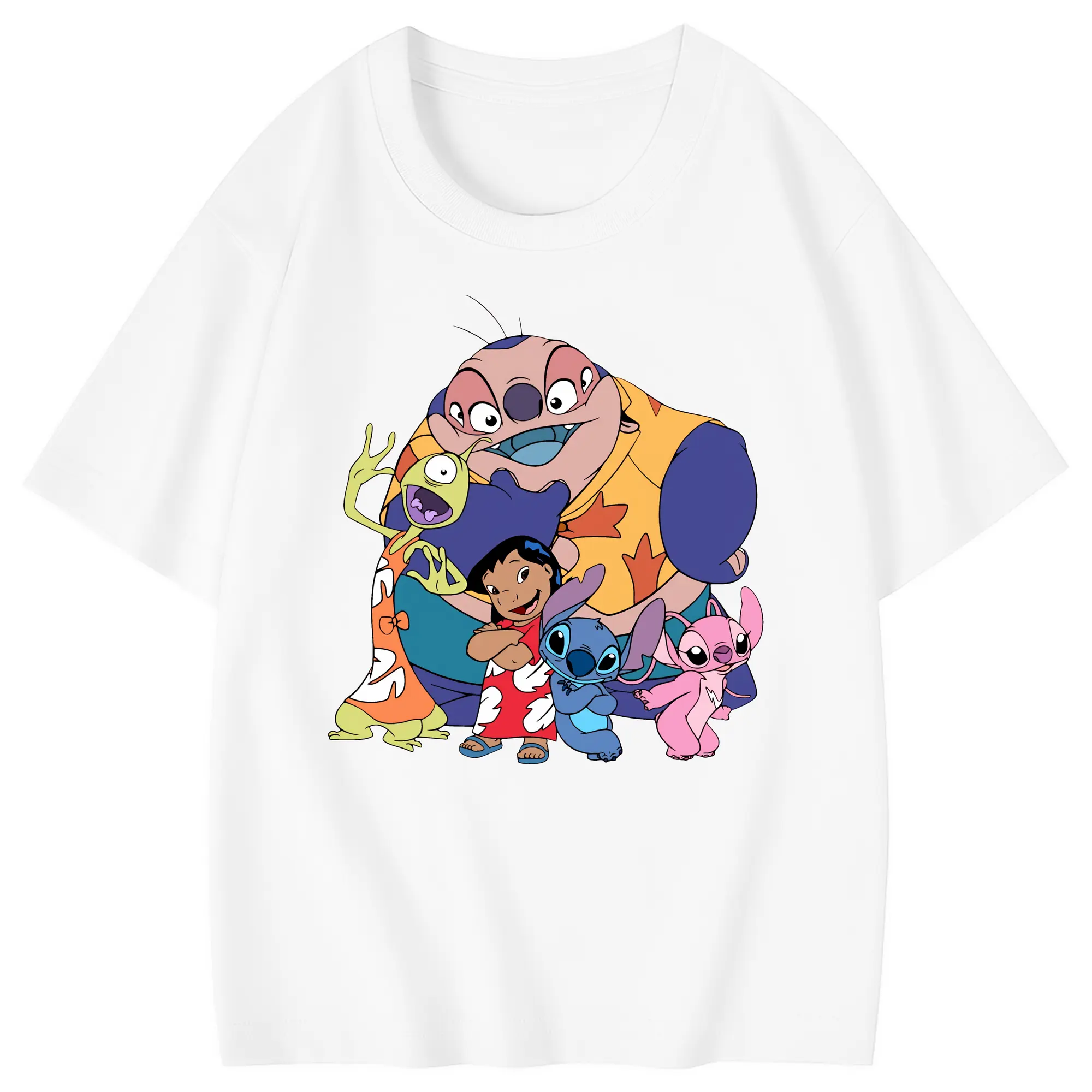 リロ＆スティッチ グッズ ジャンバ博士 - 綿100％ キッズTシャツ ・ フロントプリント ・ 快適 通気性 ・ スポーツ カジュアル 散歩用