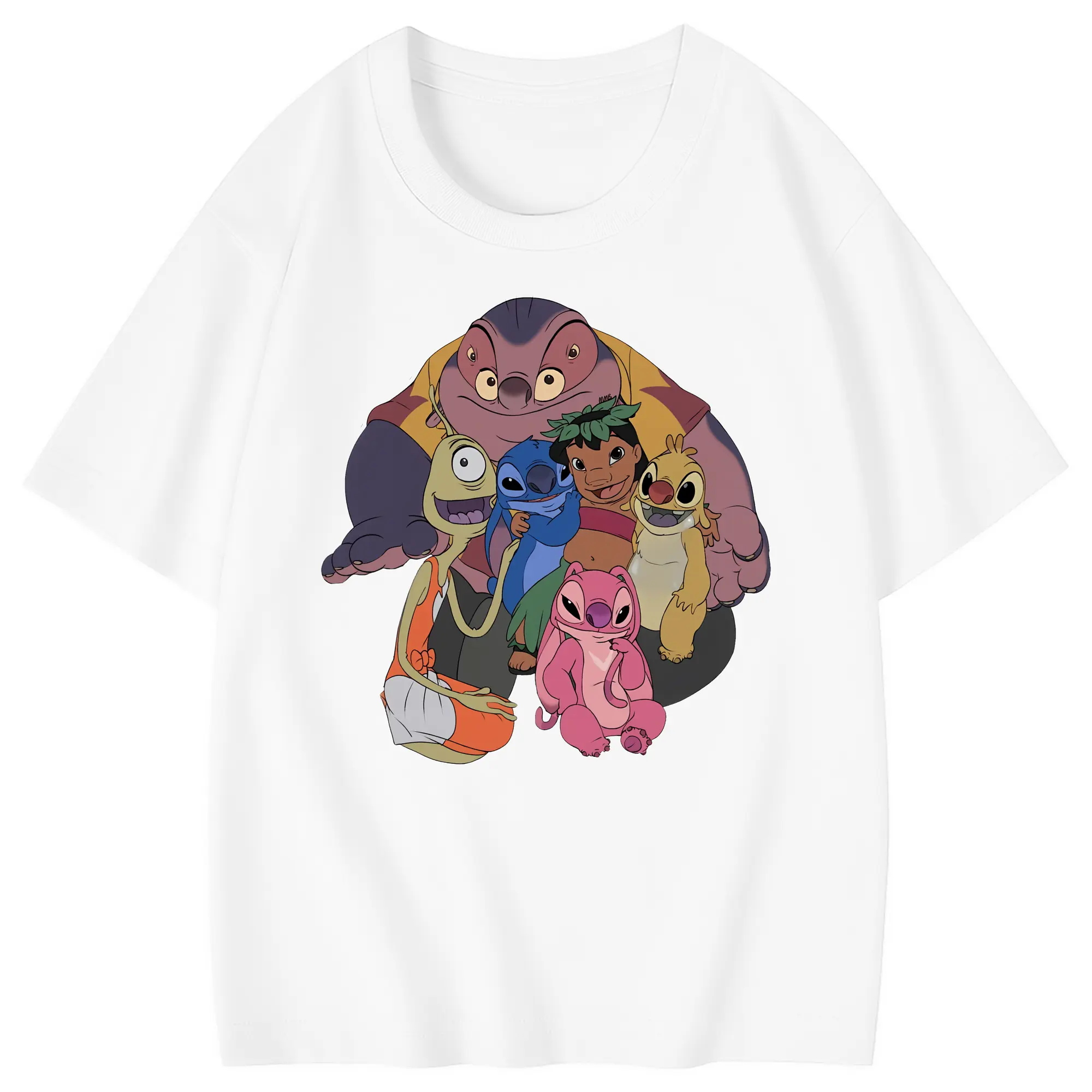 リロ＆スティッチ グッズ ジャンバ博士 - 綿100％ キッズTシャツ ・ フロントプリント ・ 快適 通気性 ・ スポーツ カジュアル 散歩用