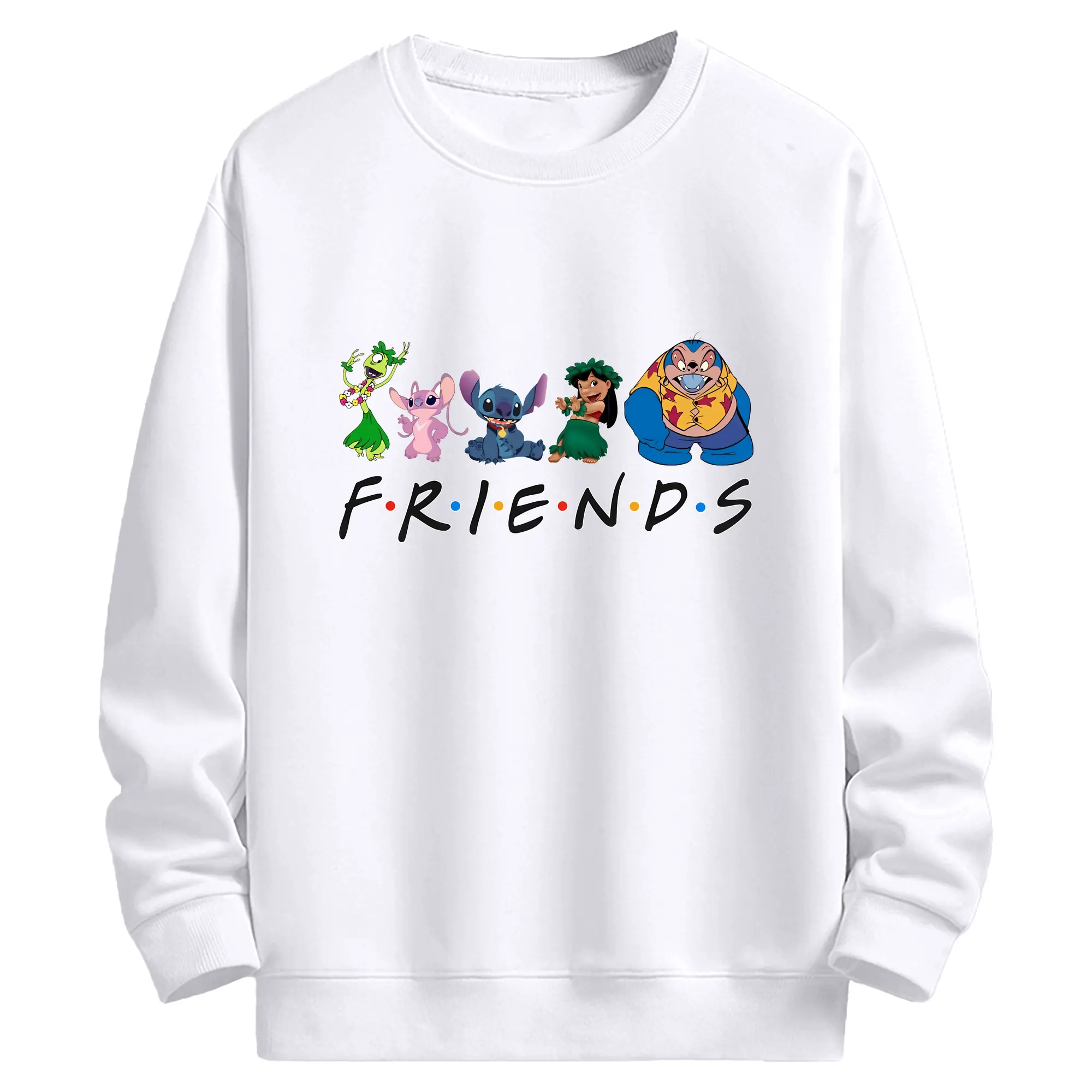 リロ＆スティッチ グッズ ジャンバ博士 - 高品質 クルーネック スウェット ・ コットン59％ ポリエステル41％ ・ ユニセックス 長袖 トレーナー ・ カジュアル デイリー スポーツ 散歩用