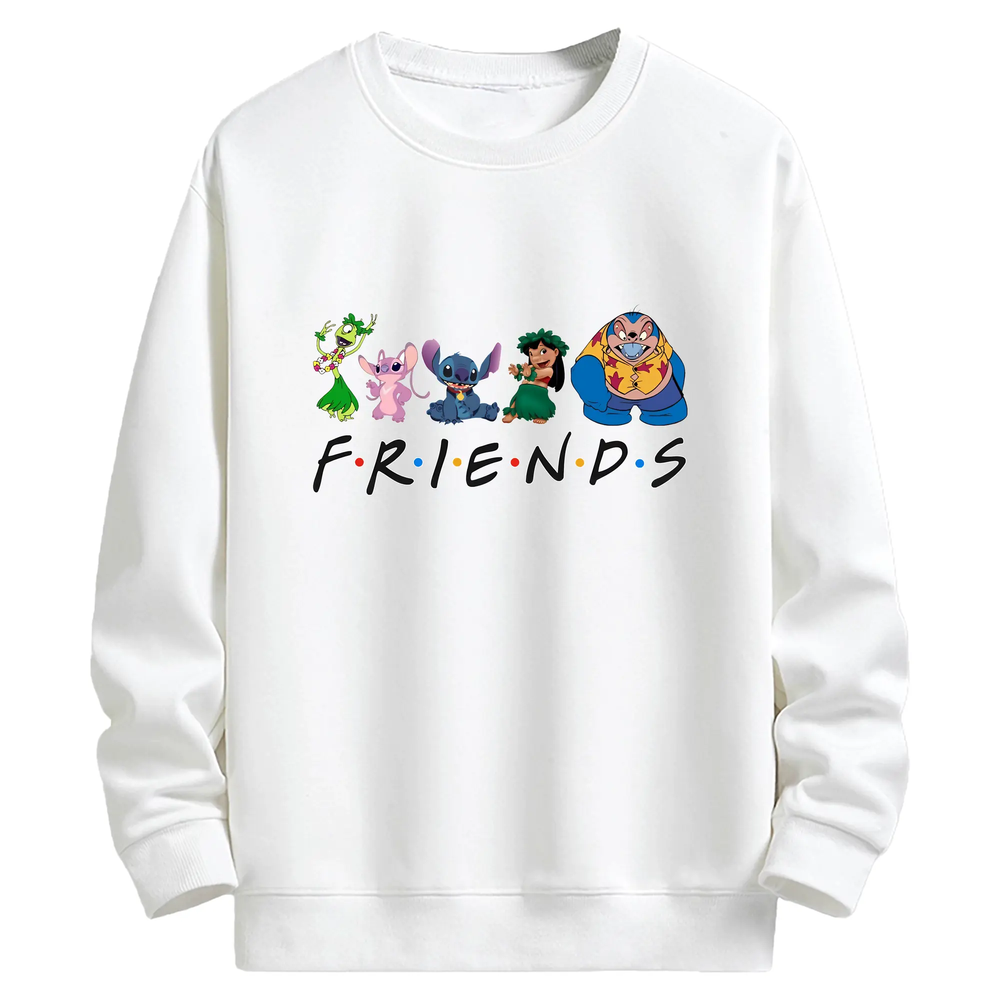 リロ＆スティッチ グッズ ジャンバ博士 - キッズ クルーネックスウェットシャツ ・ フロントプリント ・ 綿80％ ポリエステル20％ ・ 快適 通学 スポーツ 日常使い お散歩用