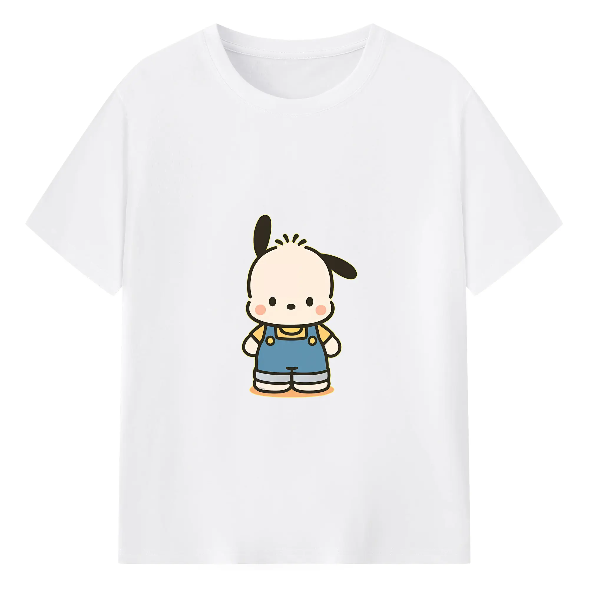サンリオ グッズ,ポチャッコ - 綿100％ 半袖Tシャツ ・ フロントプリント ・ 快適 通気性 ・ 日常使い 散歩 スポーツ用