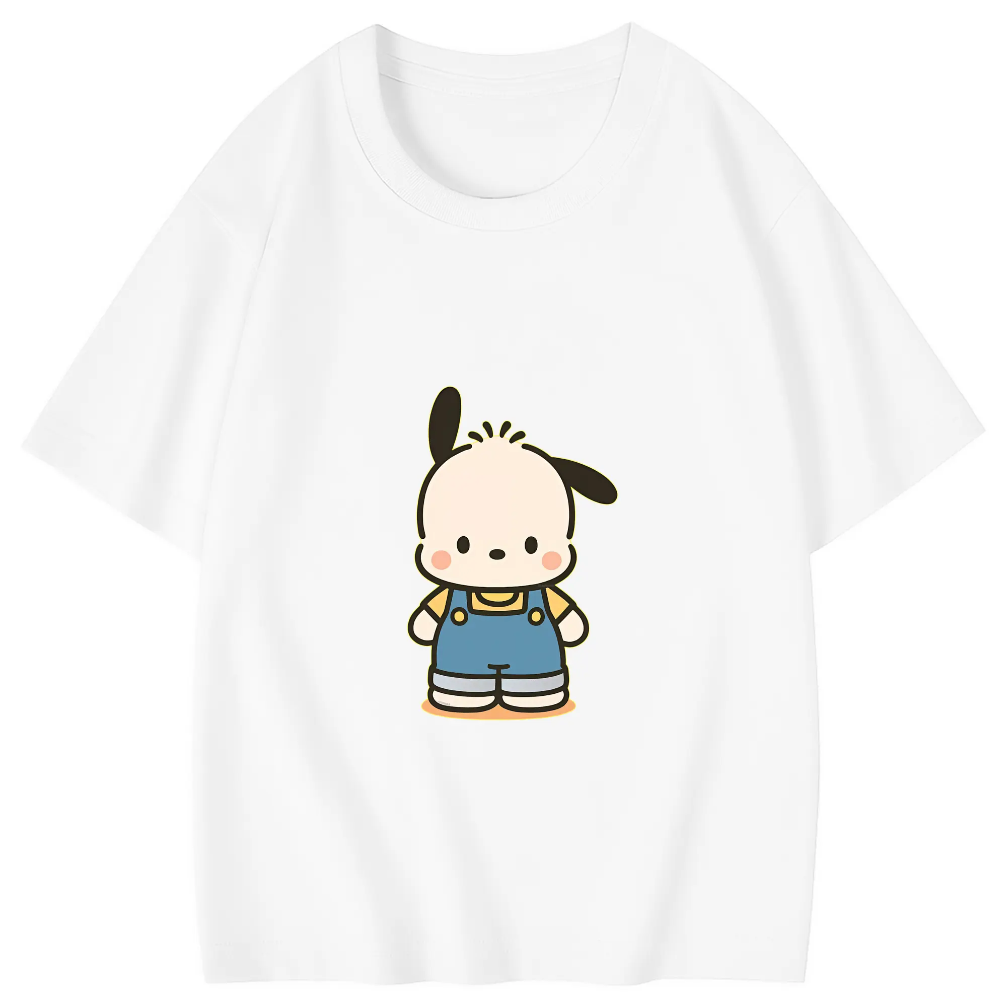 サンリオ グッズ,ポチャッコ - 綿100％ キッズTシャツ ・ フロントプリント ・ 快適 通気性 ・ スポーツ カジュアル 散歩用