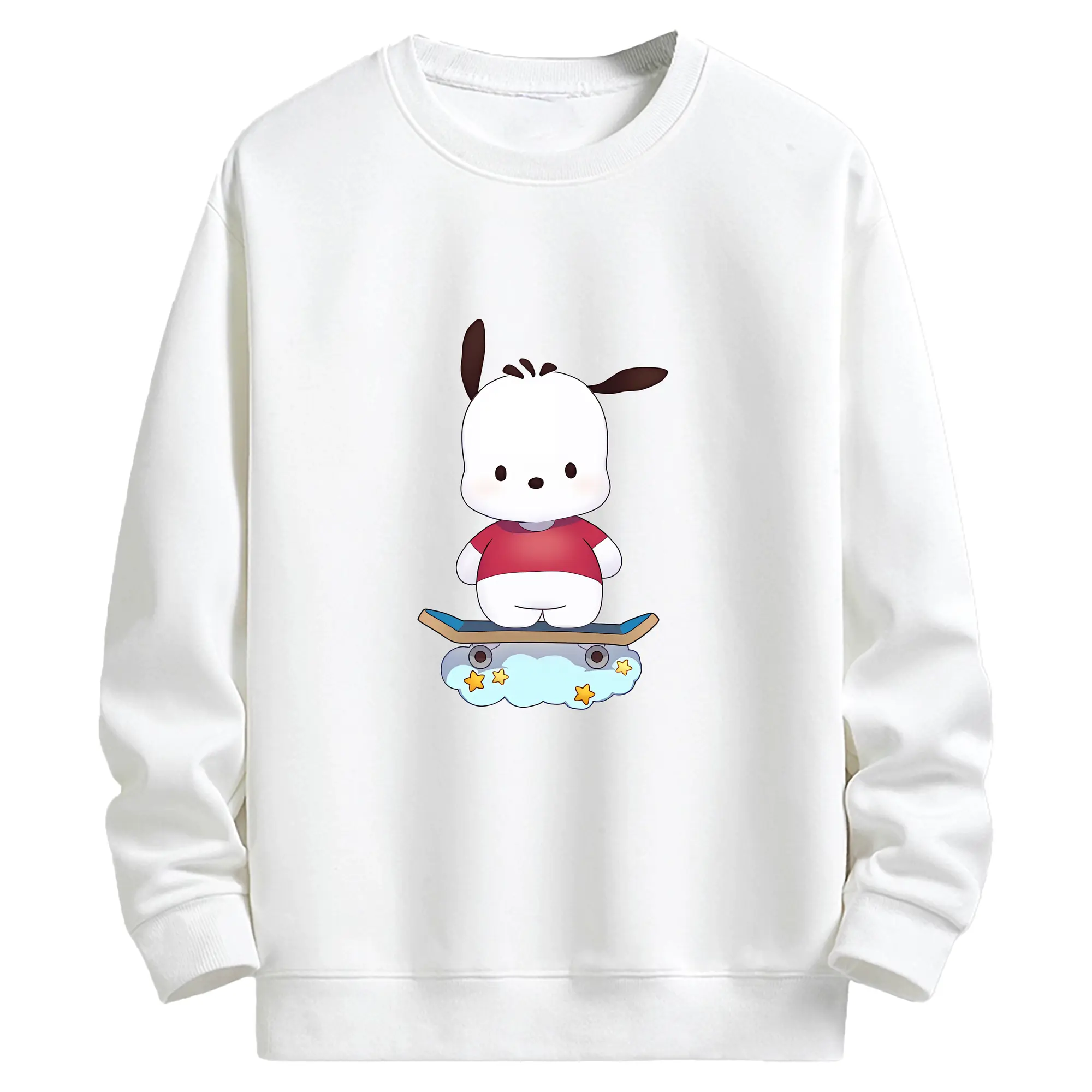 サンリオ グッズ,ポチャッコ - キッズ クルーネックスウェットシャツ ・ フロントプリント ・ 綿80％ ポリエステル20％ ・ 快適 通学 スポーツ 日常使い お散歩用