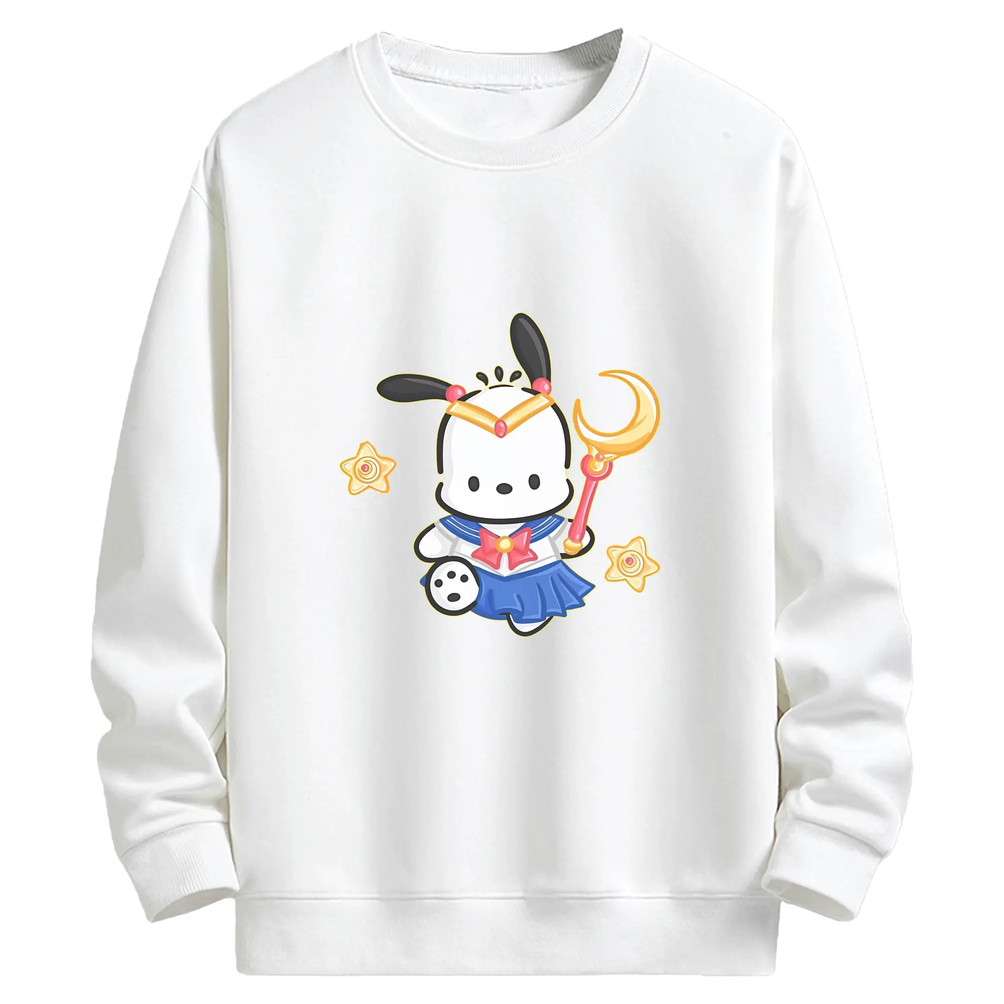 サンリオ グッズ,ポチャッコ - キッズ クルーネックスウェットシャツ ・ フロントプリント ・ 綿80％ ポリエステル20％ ・ 快適 通学 スポーツ 日常使い お散歩用