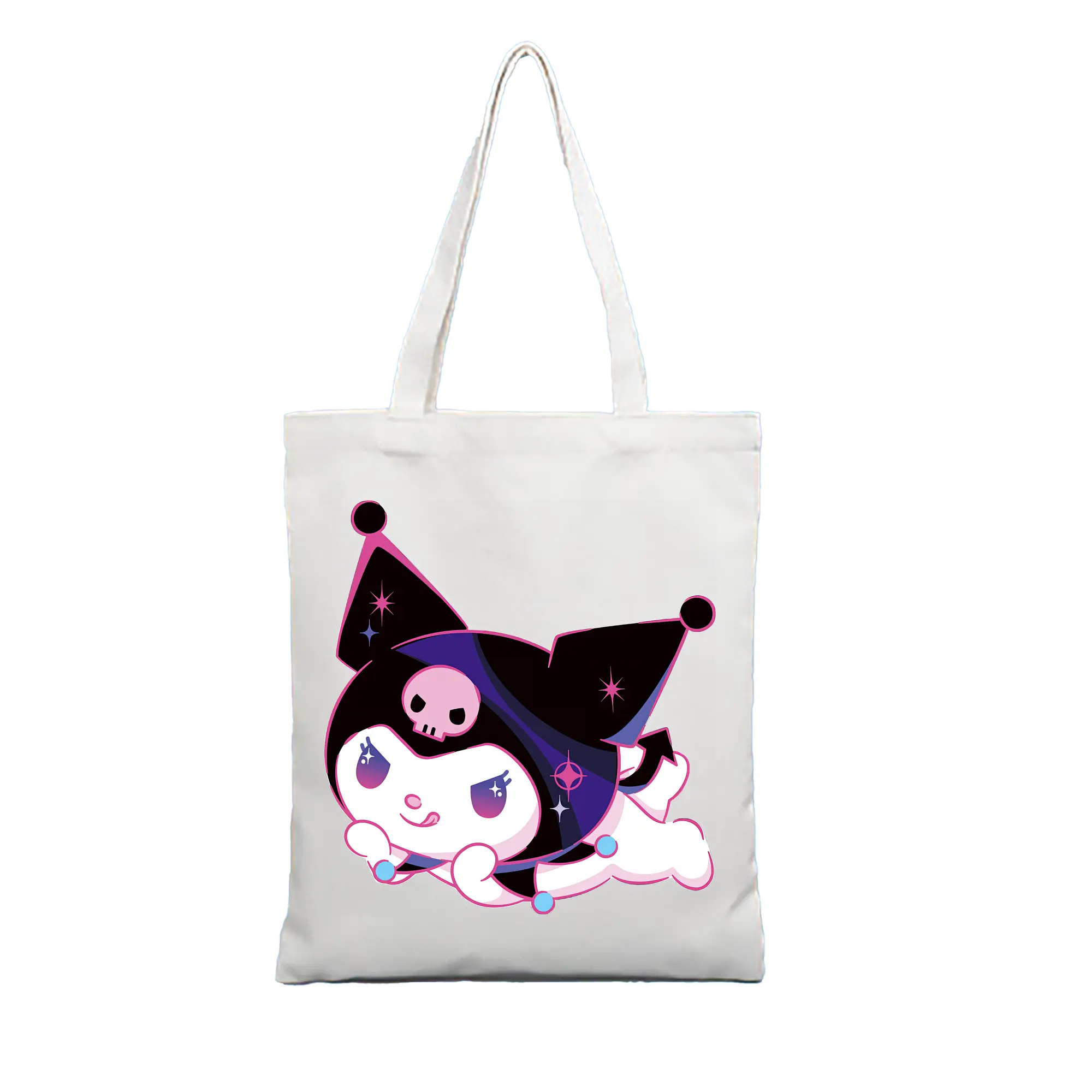 サンリオ グッズ,クロミ - 縦型キャンバス手提げバッグ（トートバッグ） ・ キャンバス素材 ・ ショッピング用 ・ 軽量 丈夫 お手入れ簡単