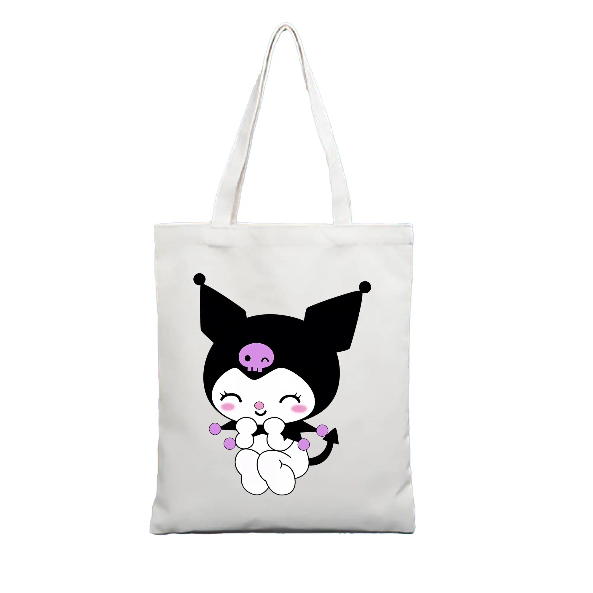 サンリオ グッズ,クロミ - 縦型キャンバス手提げバッグ（トートバッグ） ・ キャンバス素材 ・ ショッピング用 ・ 軽量 丈夫 お手入れ簡単