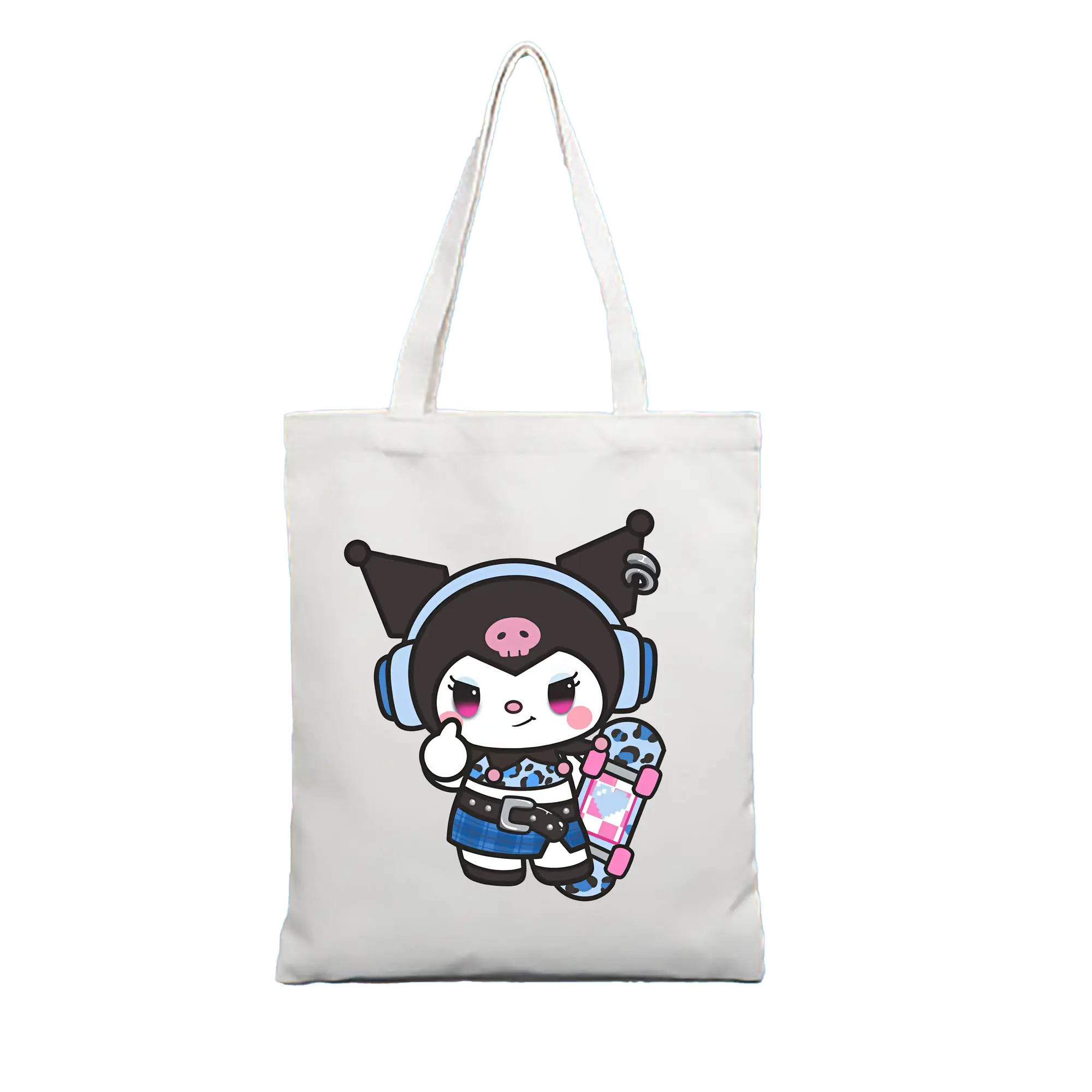 サンリオ グッズ,クロミ - 縦型キャンバス手提げバッグ（トートバッグ） ・ キャンバス素材 ・ ショッピング用 ・ 軽量 丈夫 お手入れ簡単