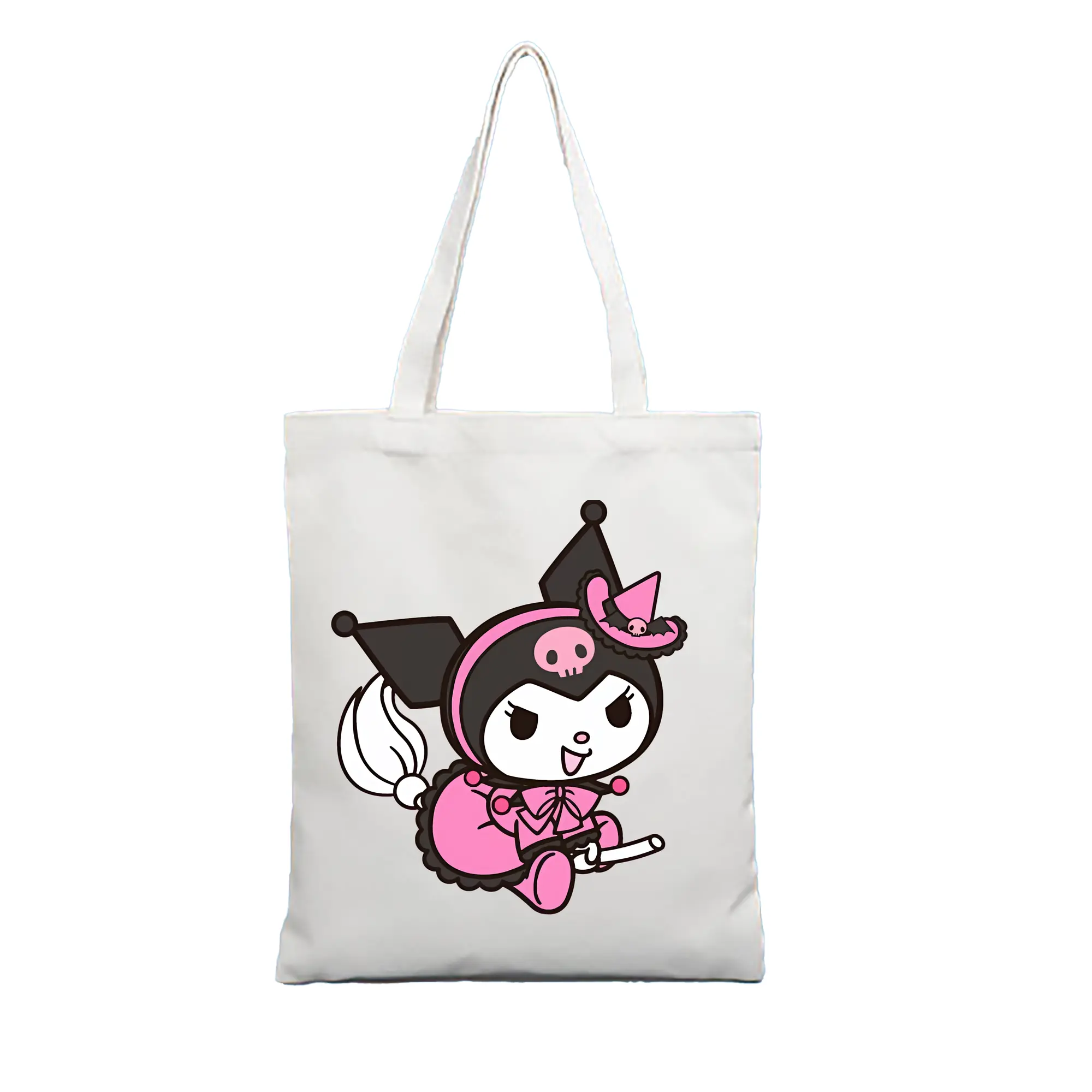 サンリオ グッズ,クロミ - 縦型キャンバス手提げバッグ（トートバッグ） ・ キャンバス素材 ・ ショッピング用 ・ 軽量 丈夫 お手入れ簡単