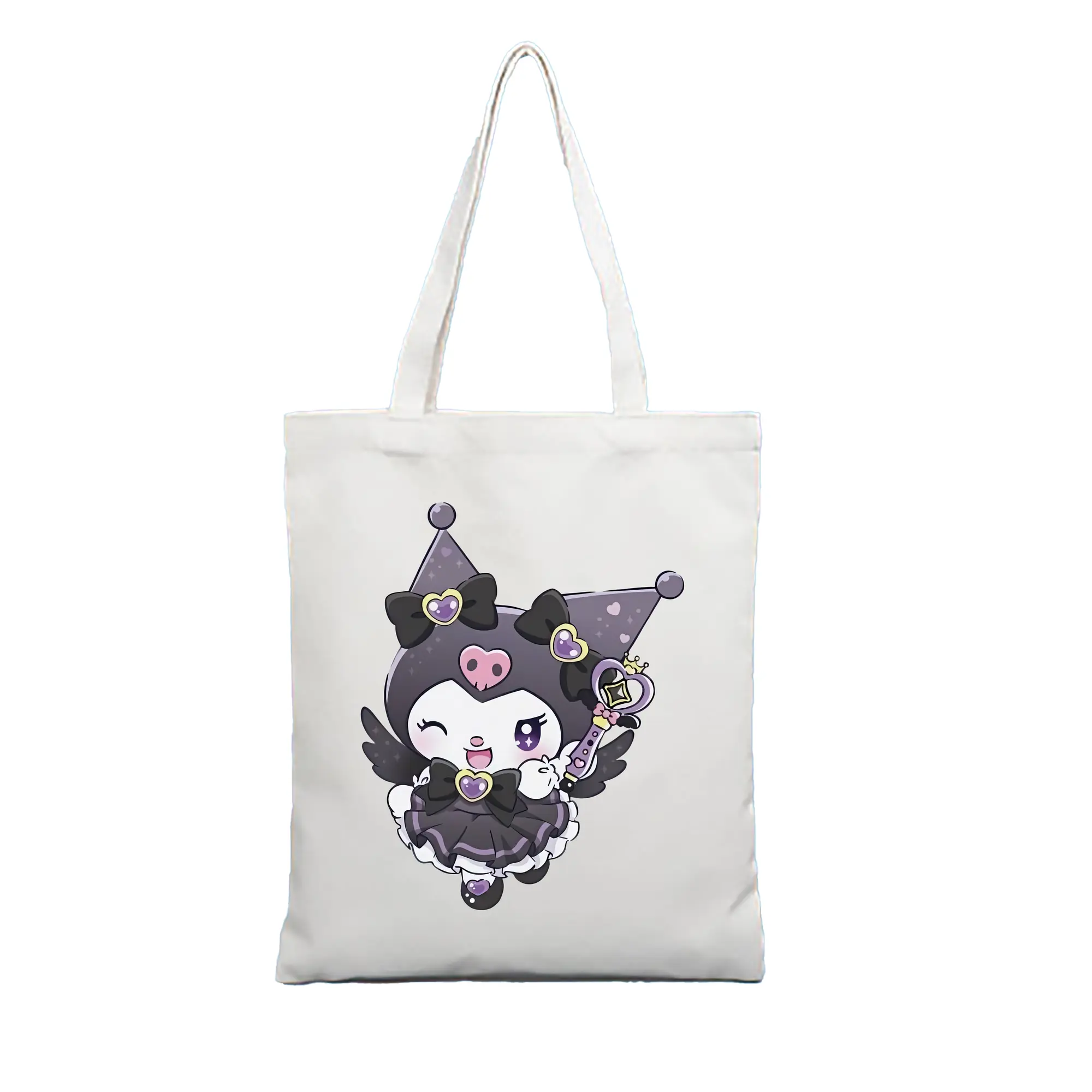 サンリオ グッズ,クロミ - 縦型キャンバス手提げバッグ（トートバッグ） ・ キャンバス素材 ・ ショッピング用 ・ 軽量 丈夫 お手入れ簡単