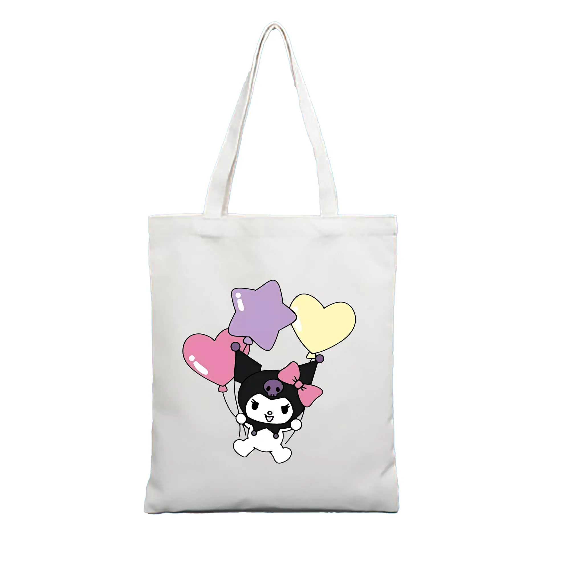 サンリオ グッズ,クロミ - 縦型キャンバス手提げバッグ（トートバッグ） ・ キャンバス素材 ・ ショッピング用 ・ 軽量 丈夫 お手入れ簡単