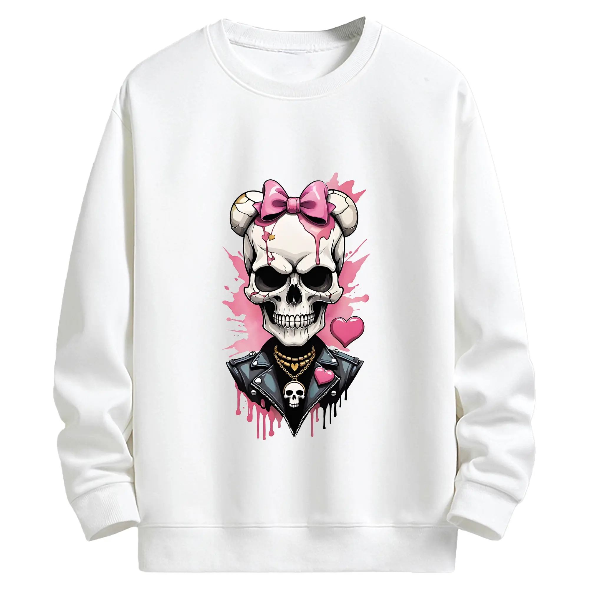 サンリオ グッズ,ハローキティ - キッズ クルーネックスウェットシャツ ・ フロントプリント ・ 綿80％ ポリエステル20％ ・ 快適 通学 スポーツ 日常使い お散歩用