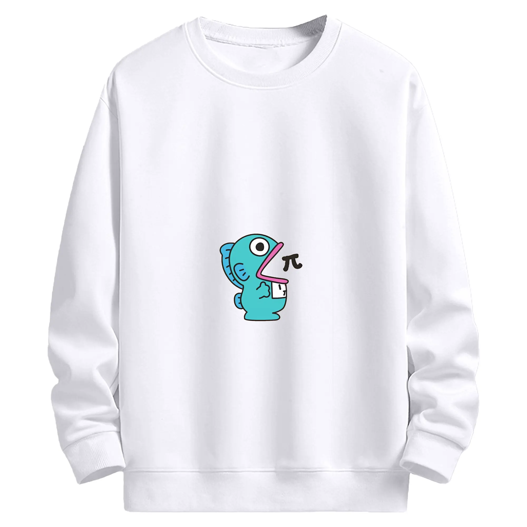 サンリオ グッズ,ハンギョドン - 高品質 クルーネック スウェット ・ コットン59％ ポリエステル41％ ・ ユニセックス 長袖 トレーナー ・ カジュアル デイリー スポーツ 散歩用